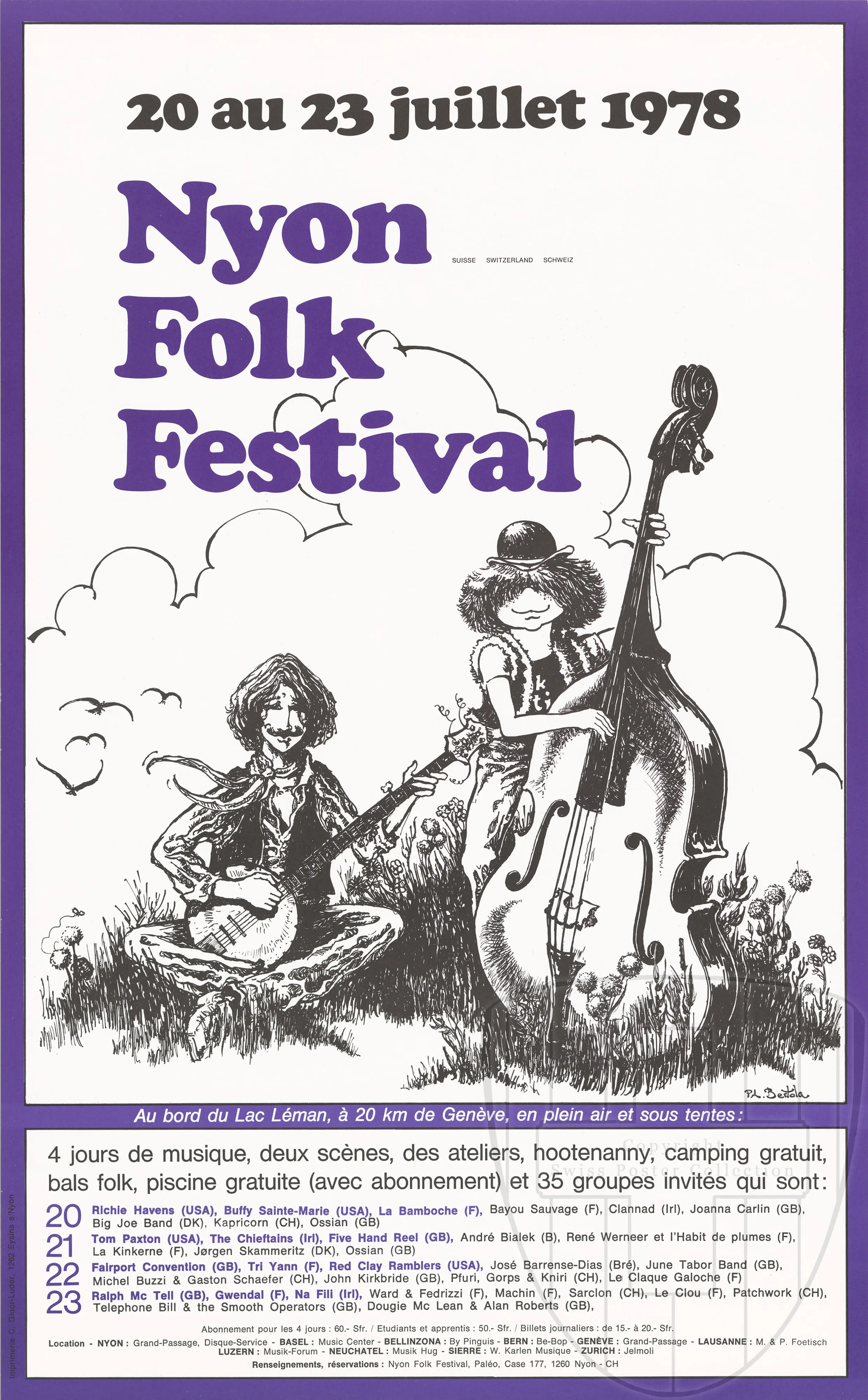 Nyon  Folk Festival, 4 jours de musique