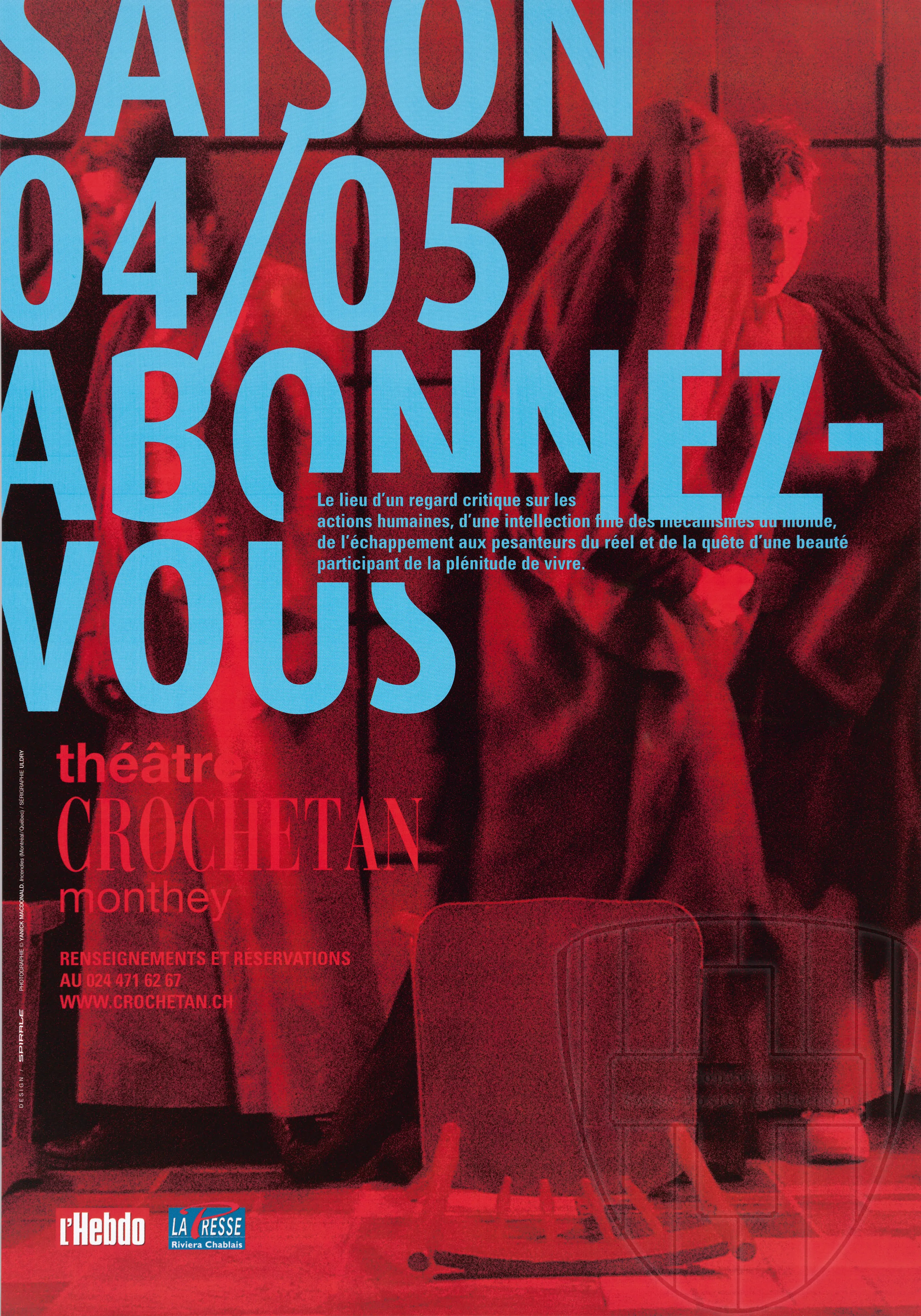 Saison 04/05. Abonnez-vous