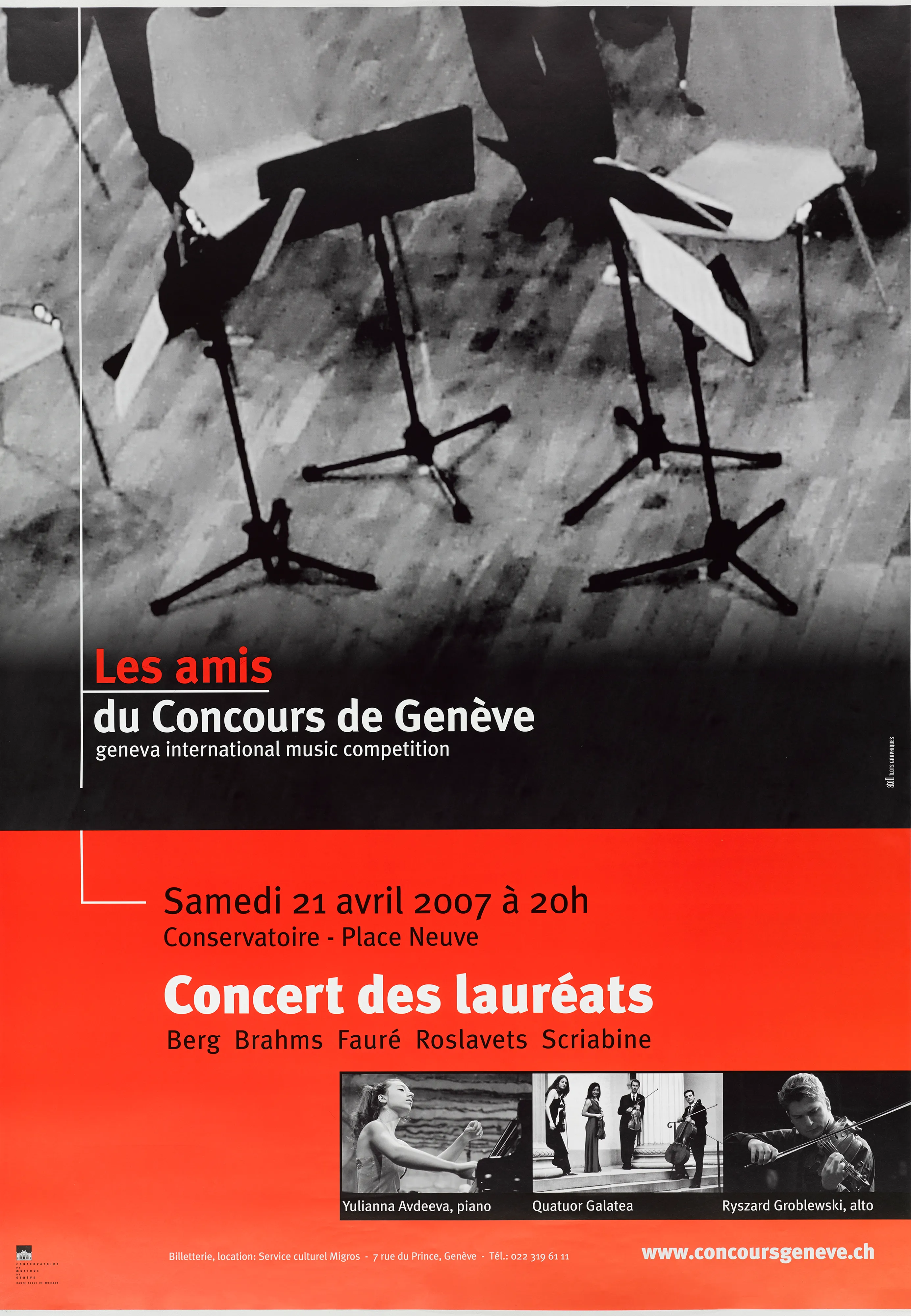 Les amis du Concours de Genève. Concerts des lauréats