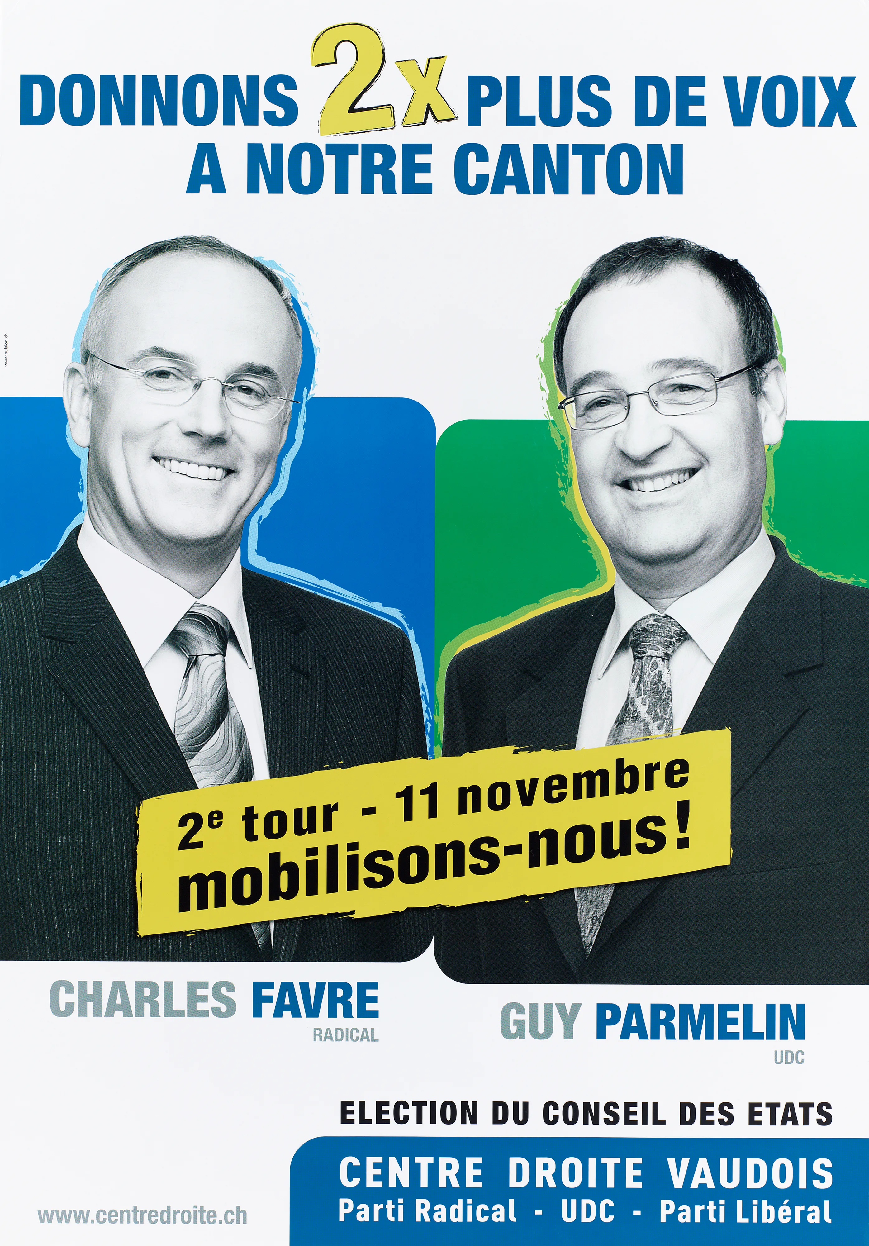 Donnons 2x plus de voix à notre canton
