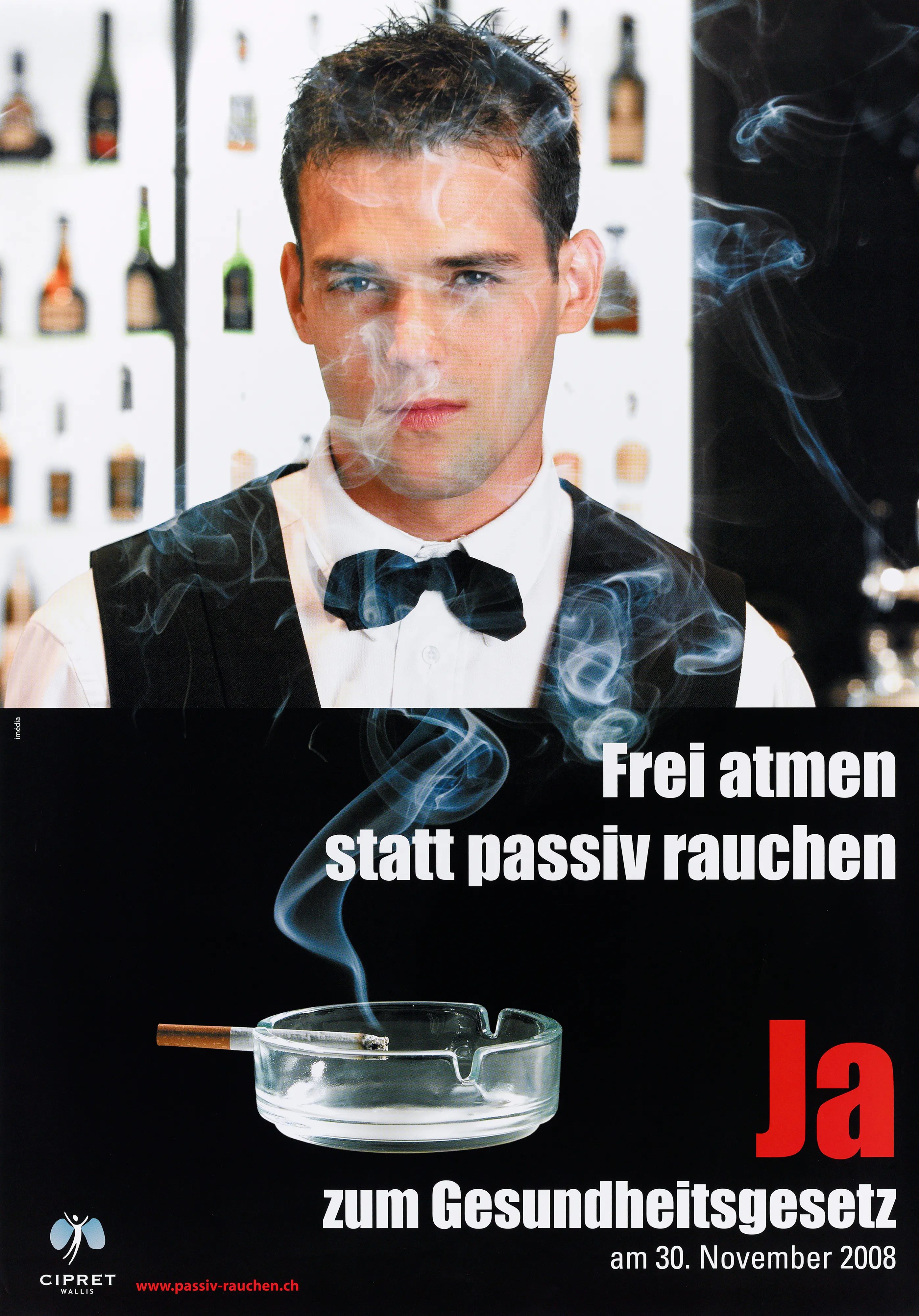 Frei atmen statt passiv rauchen. Ja zum Gesundheitsgesetz
