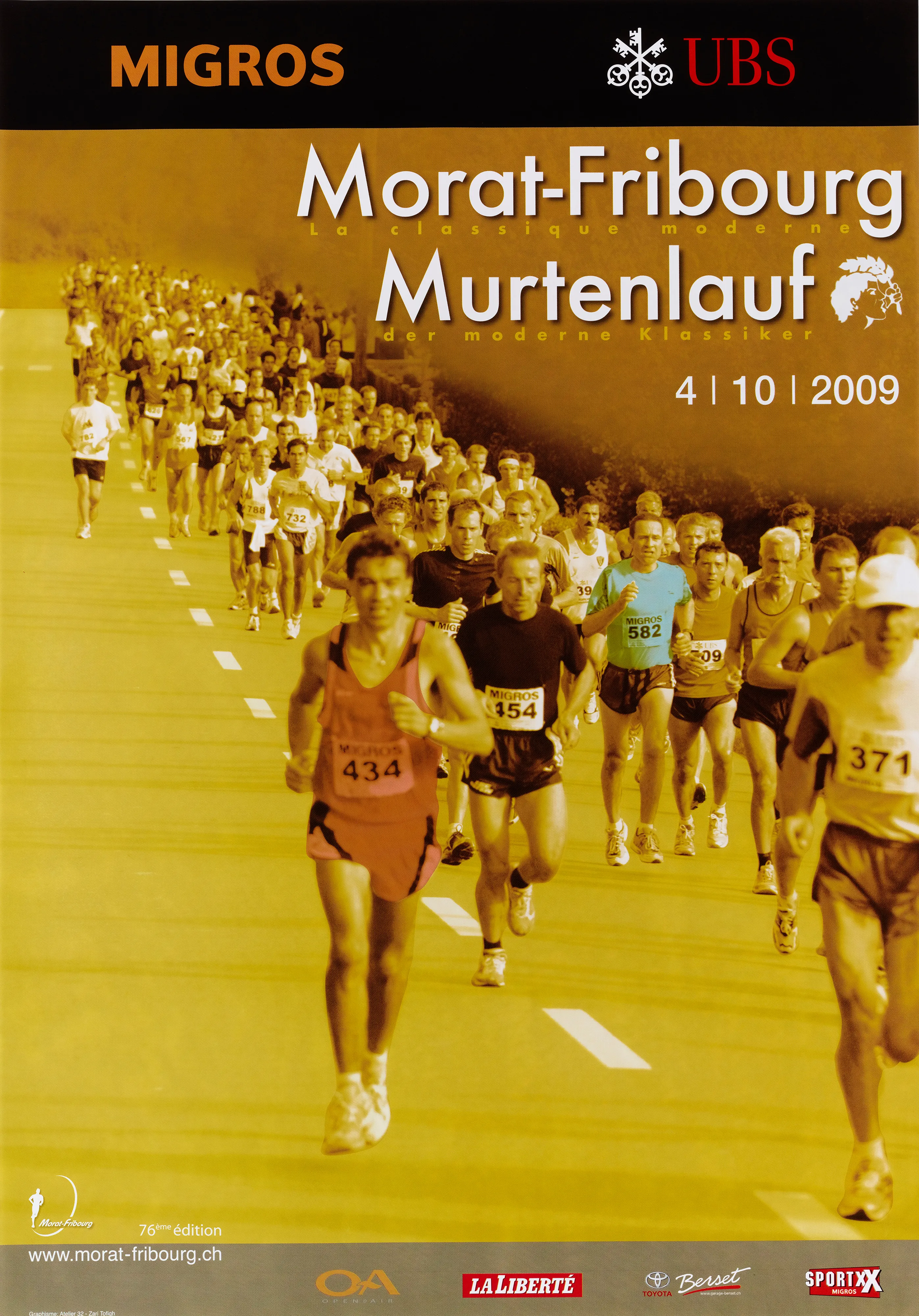 Morat-Fribourg. Murtenlauf