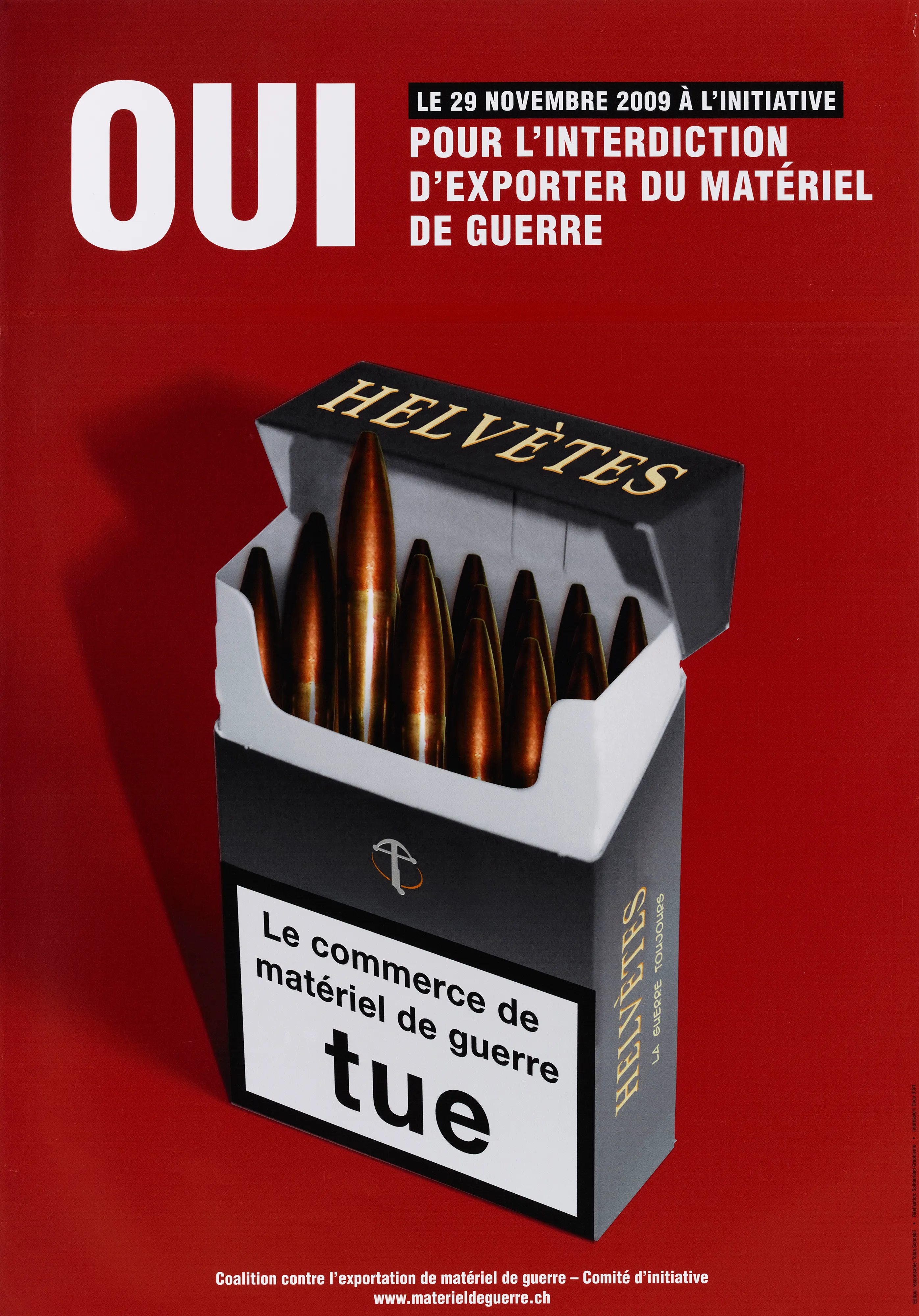 Oui. Pour l’interdiction d’exporter du matériel de guerre