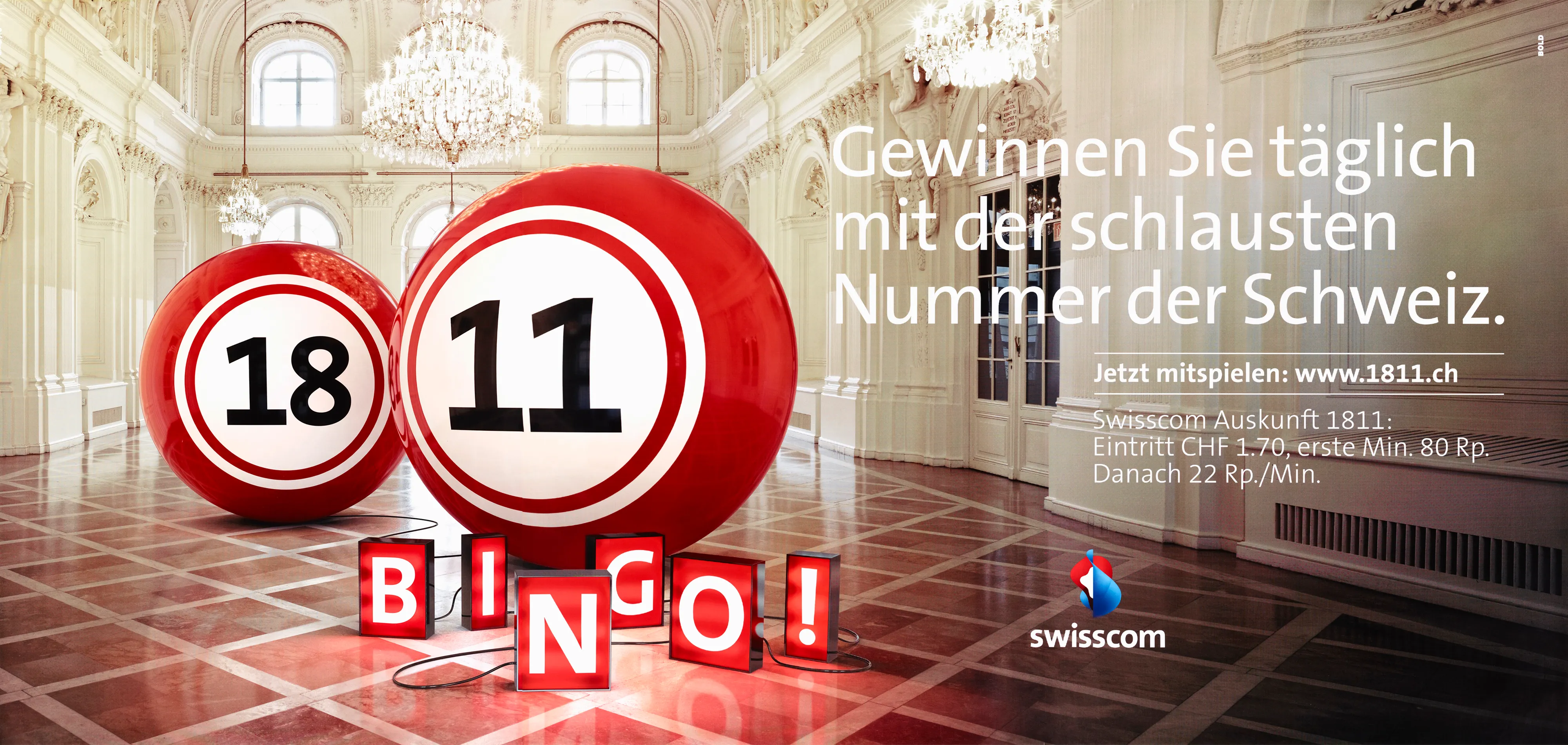 Gewinnen Sie täglich mit der schlausten Nummer der Schweiz