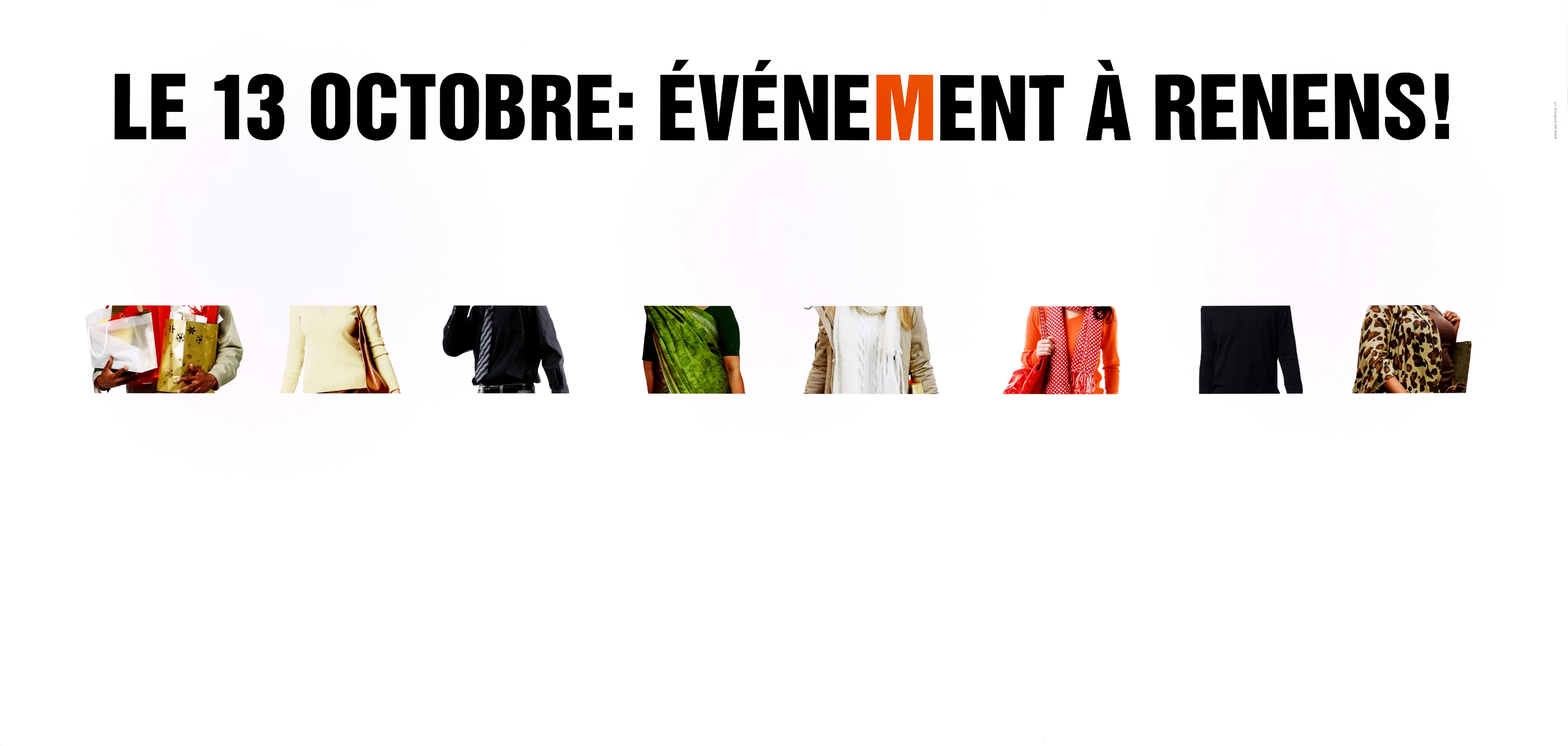 Le 13 octobre: événement à Renens!