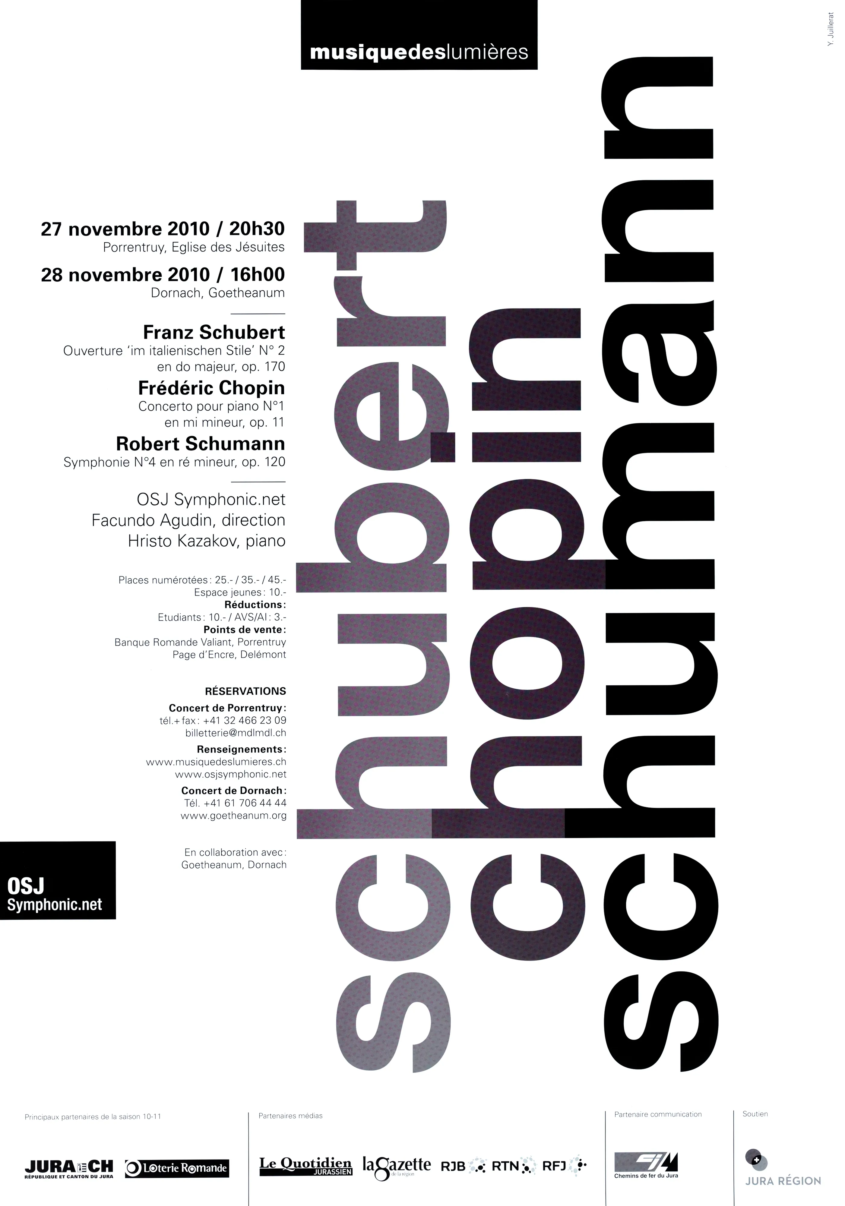 Schubert. Chopin. Schumann