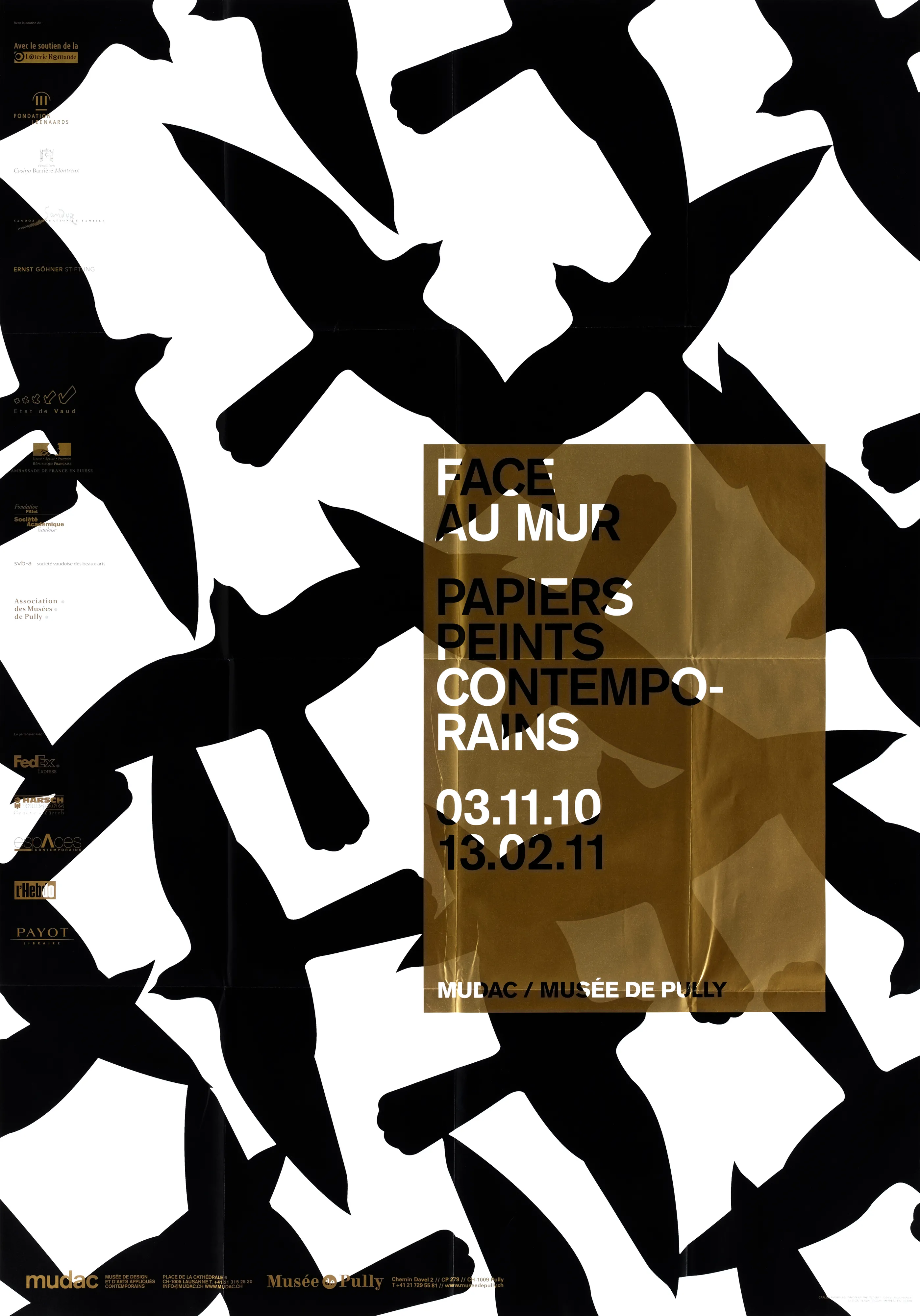 Face au mur. Papiers peints contemporains
