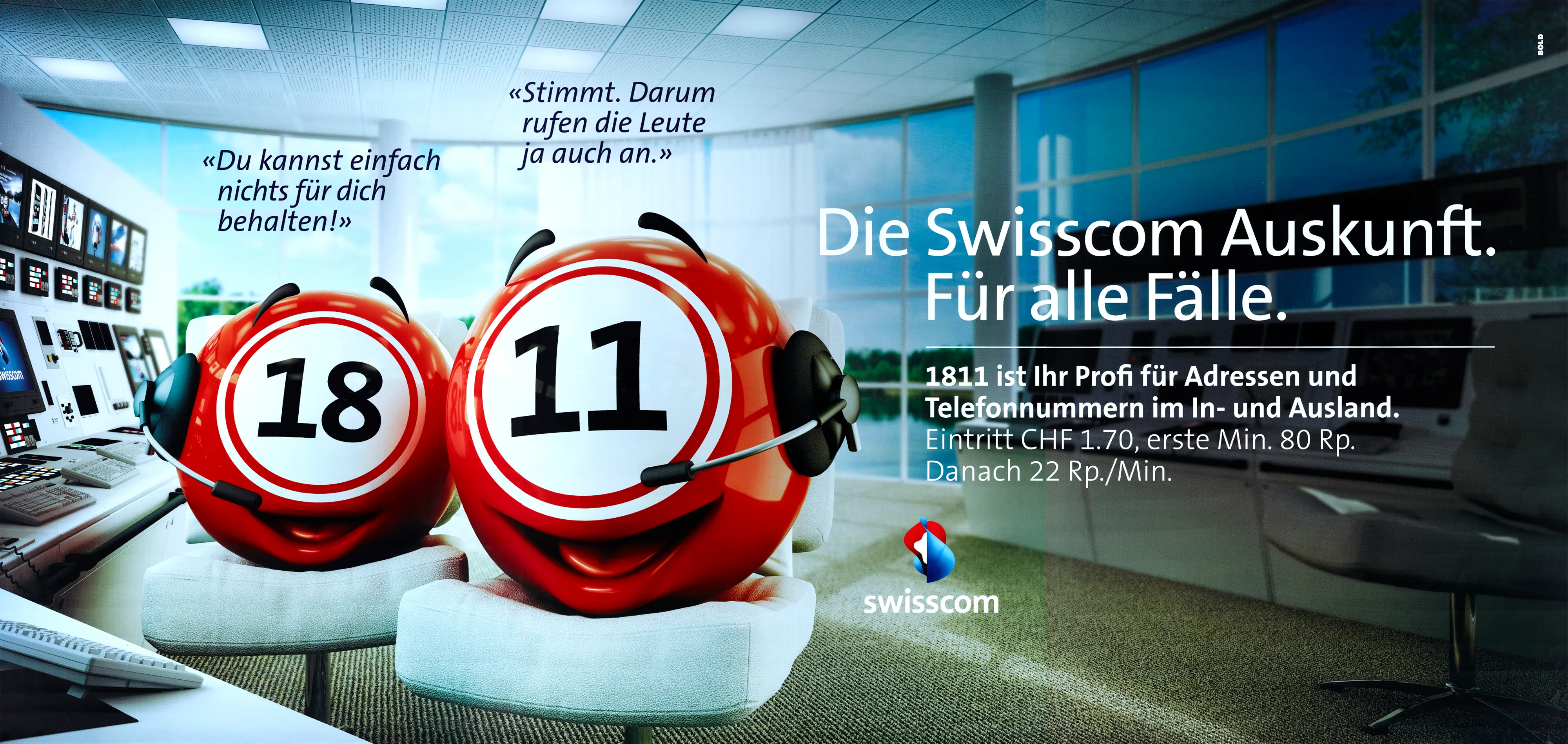 Die Swisscom Auskunft. Für alle Fälle