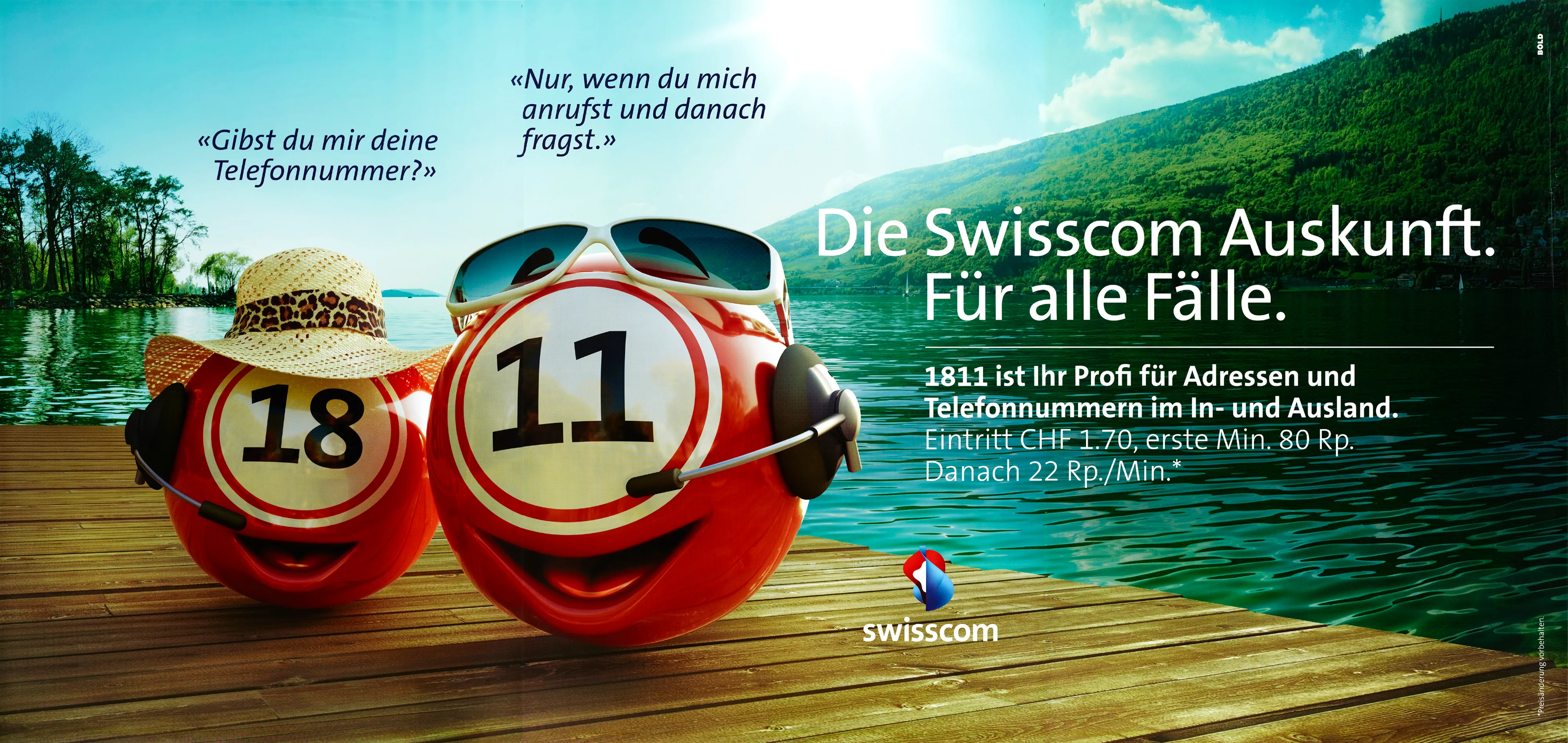 Die Swisscom Auskunft. Für alle Fälle