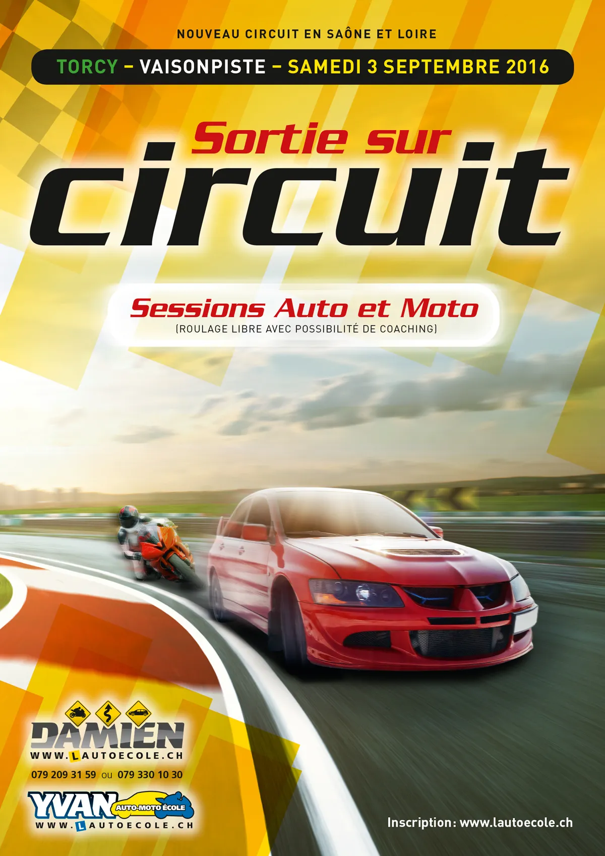 Sortie sur circuit