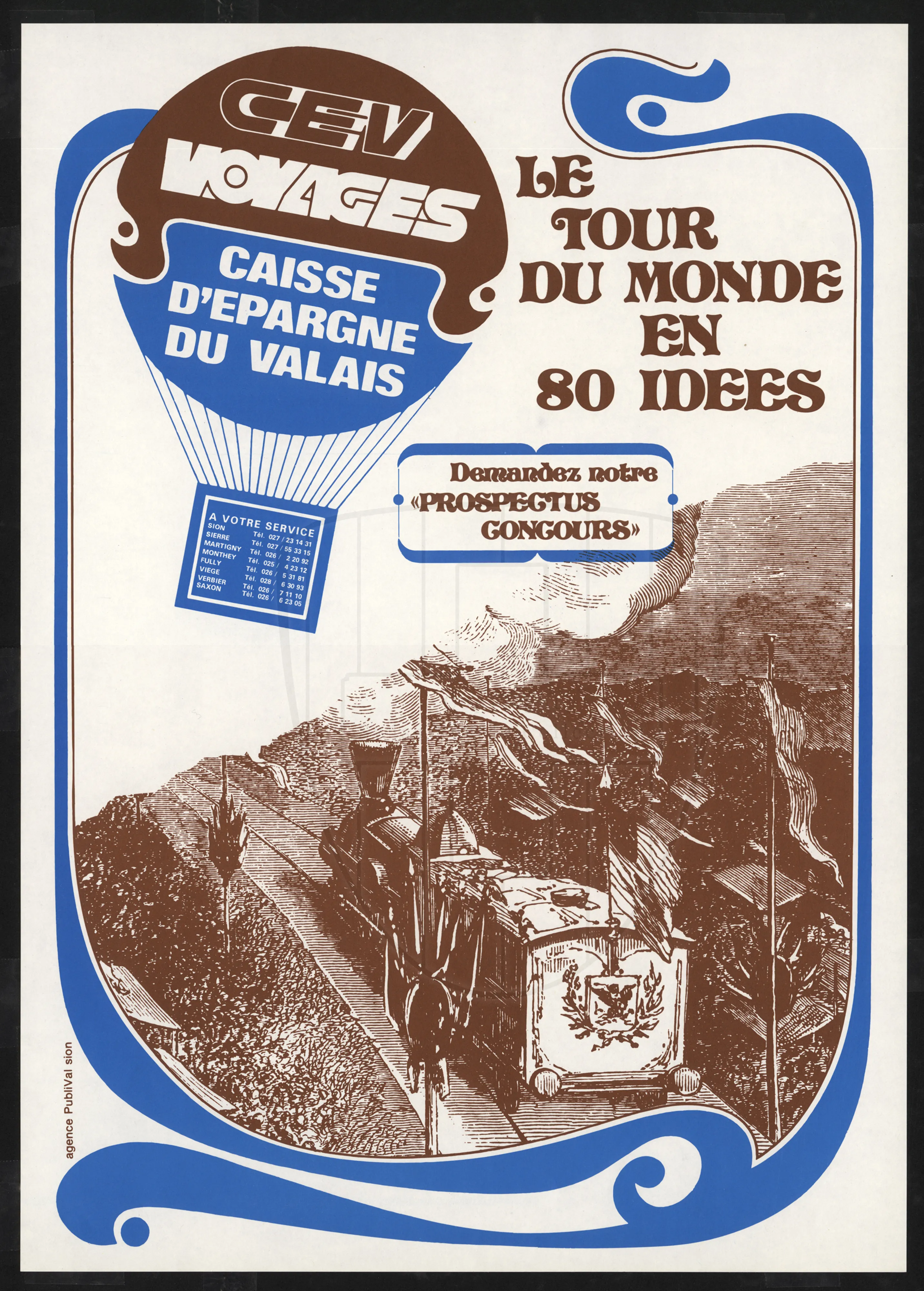 CEV voyages, caisse
