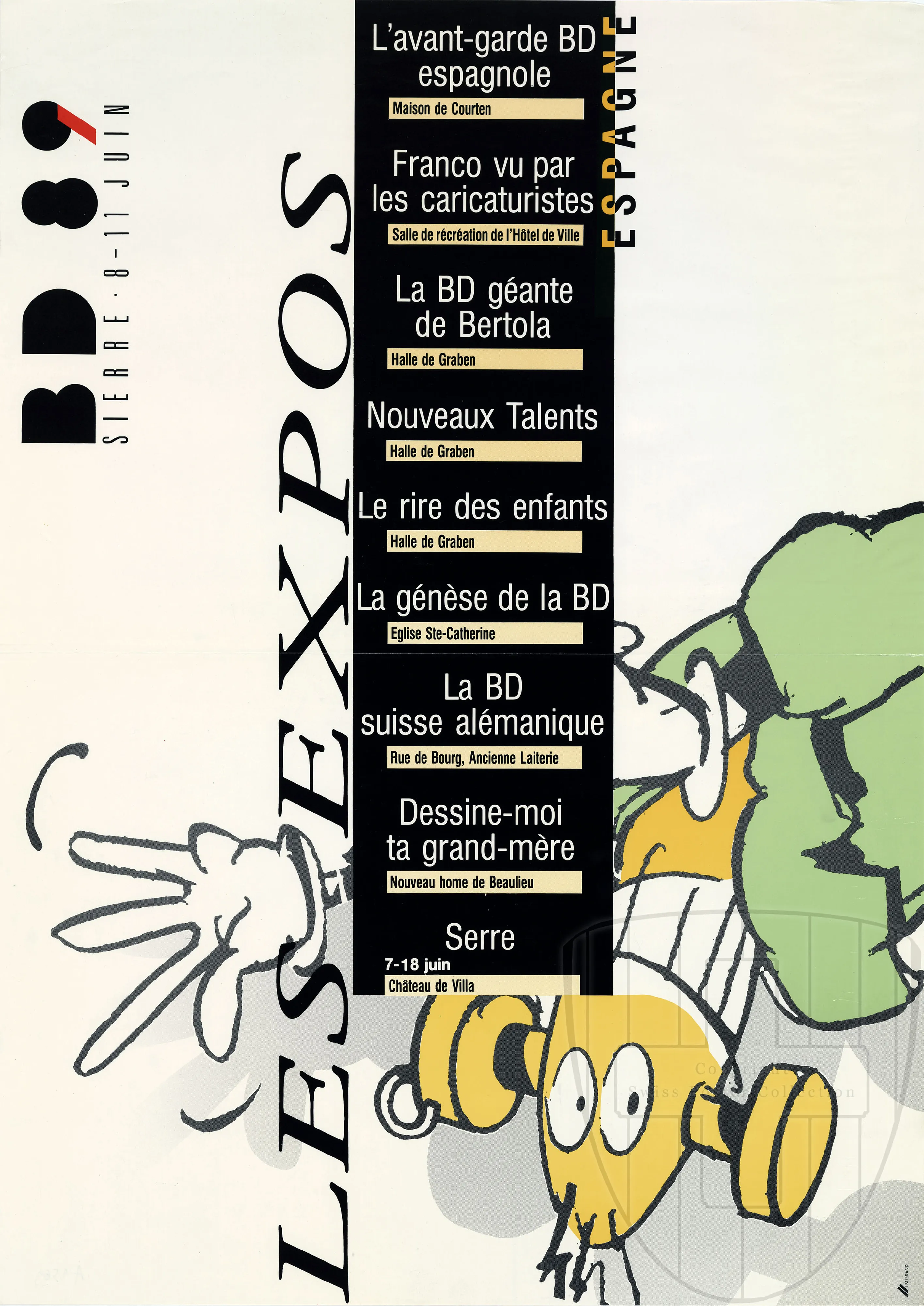 BD 89, Les expos