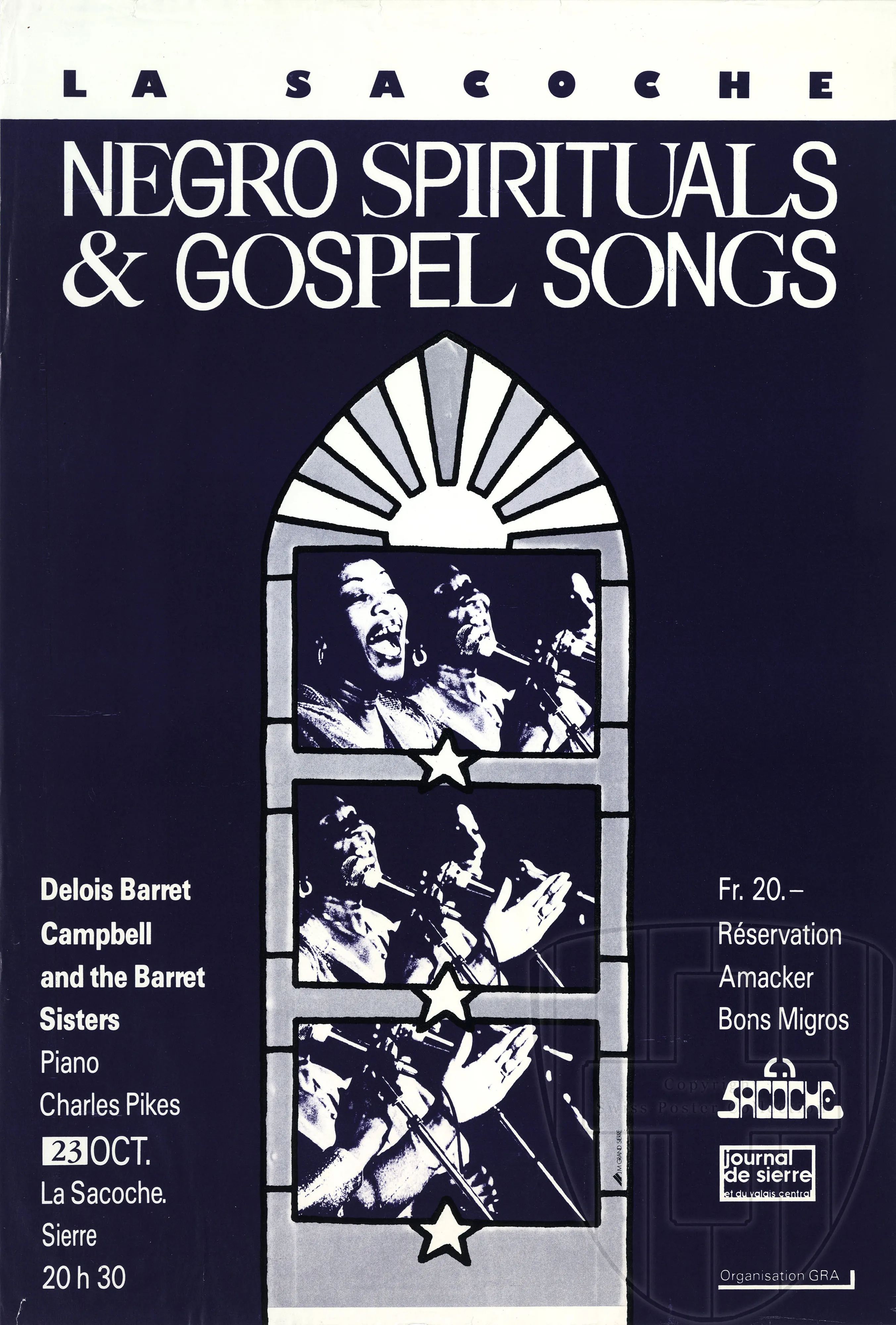 Negro Spirituals & Gospel songs, La Sacoche