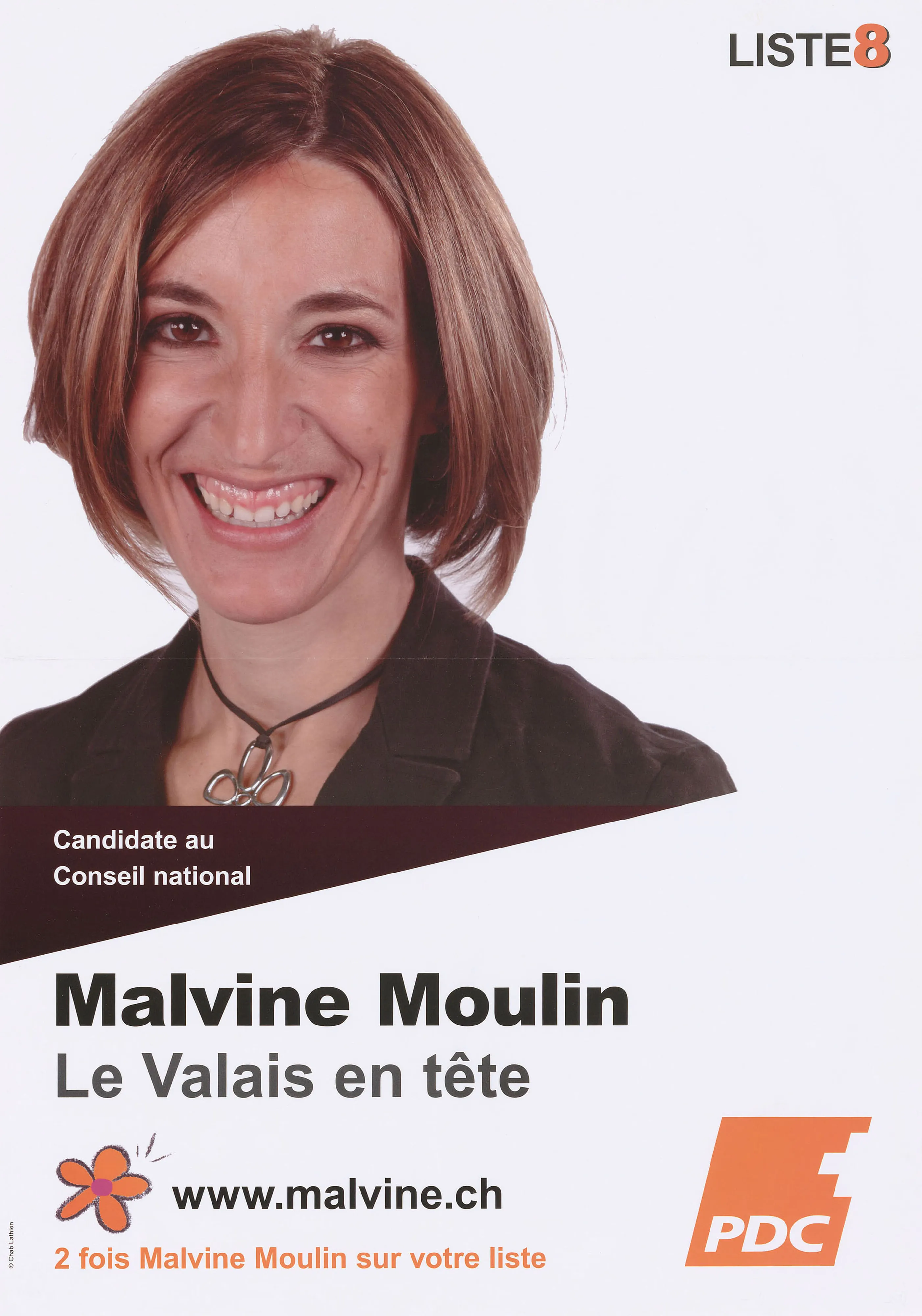 Malvine Moulin. Le Valais en tête