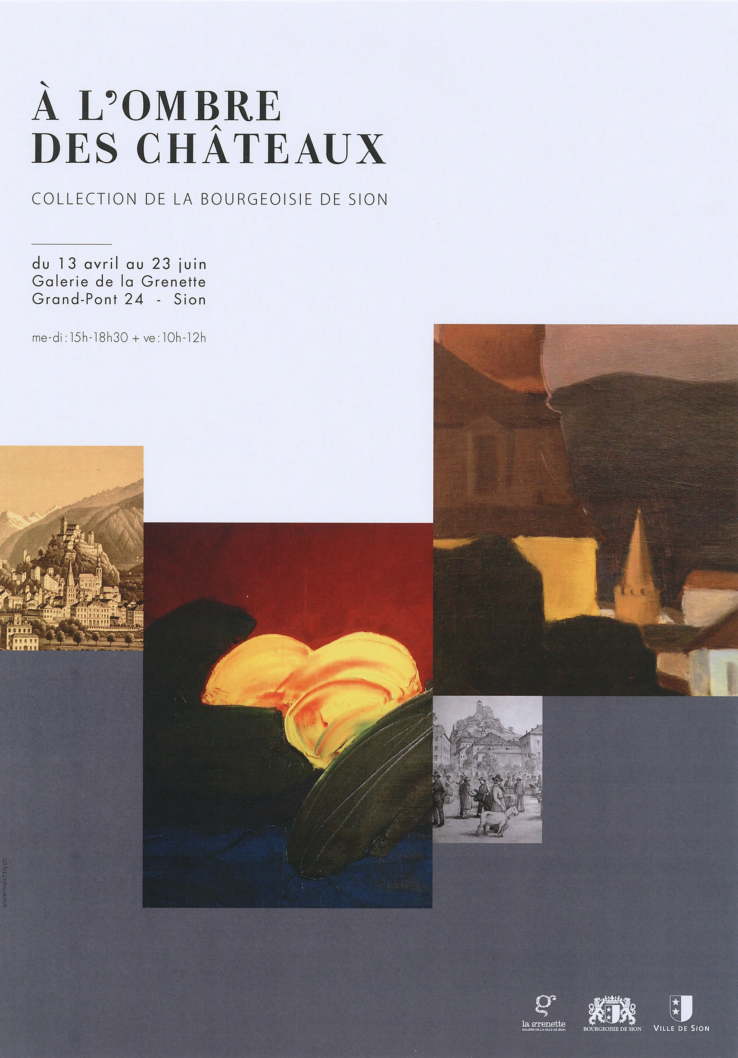 A l’ombre des châteaux, Collection de la Bourgeoisie de Sion