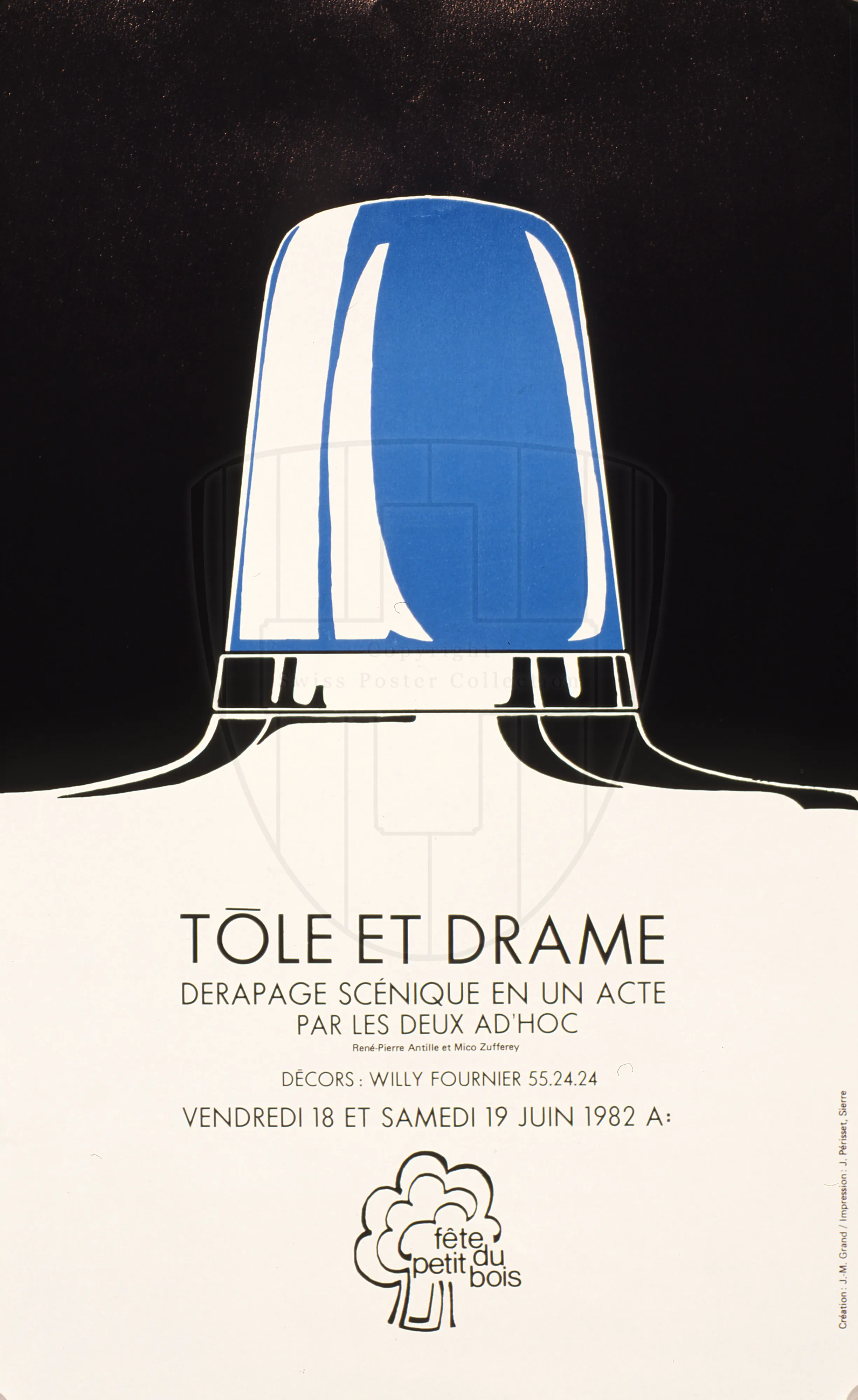 Tôle et drame, Dérapage scénique en un acte