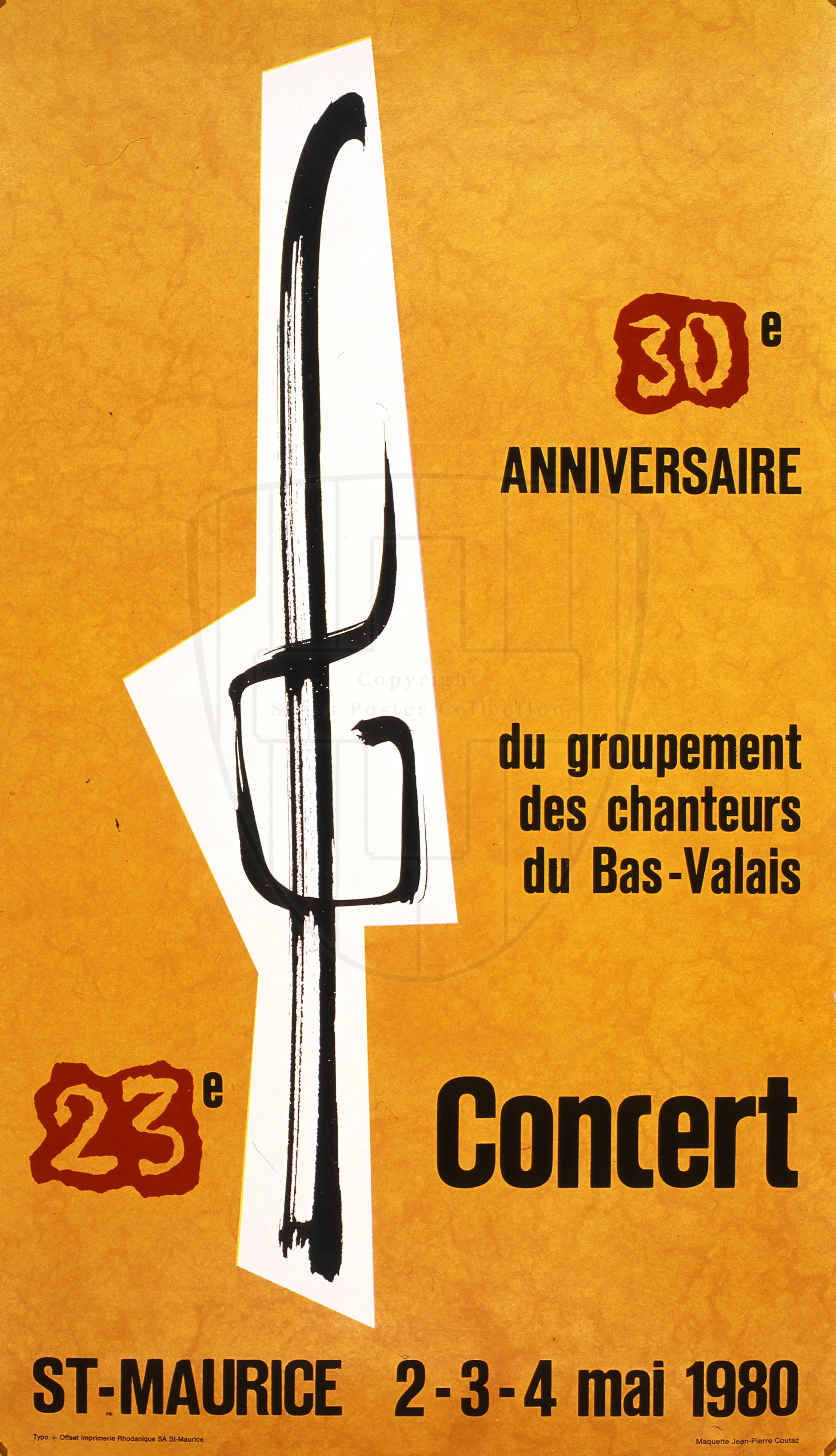 30e, anniversaire du groupement des chanteurs du Bas-Valais