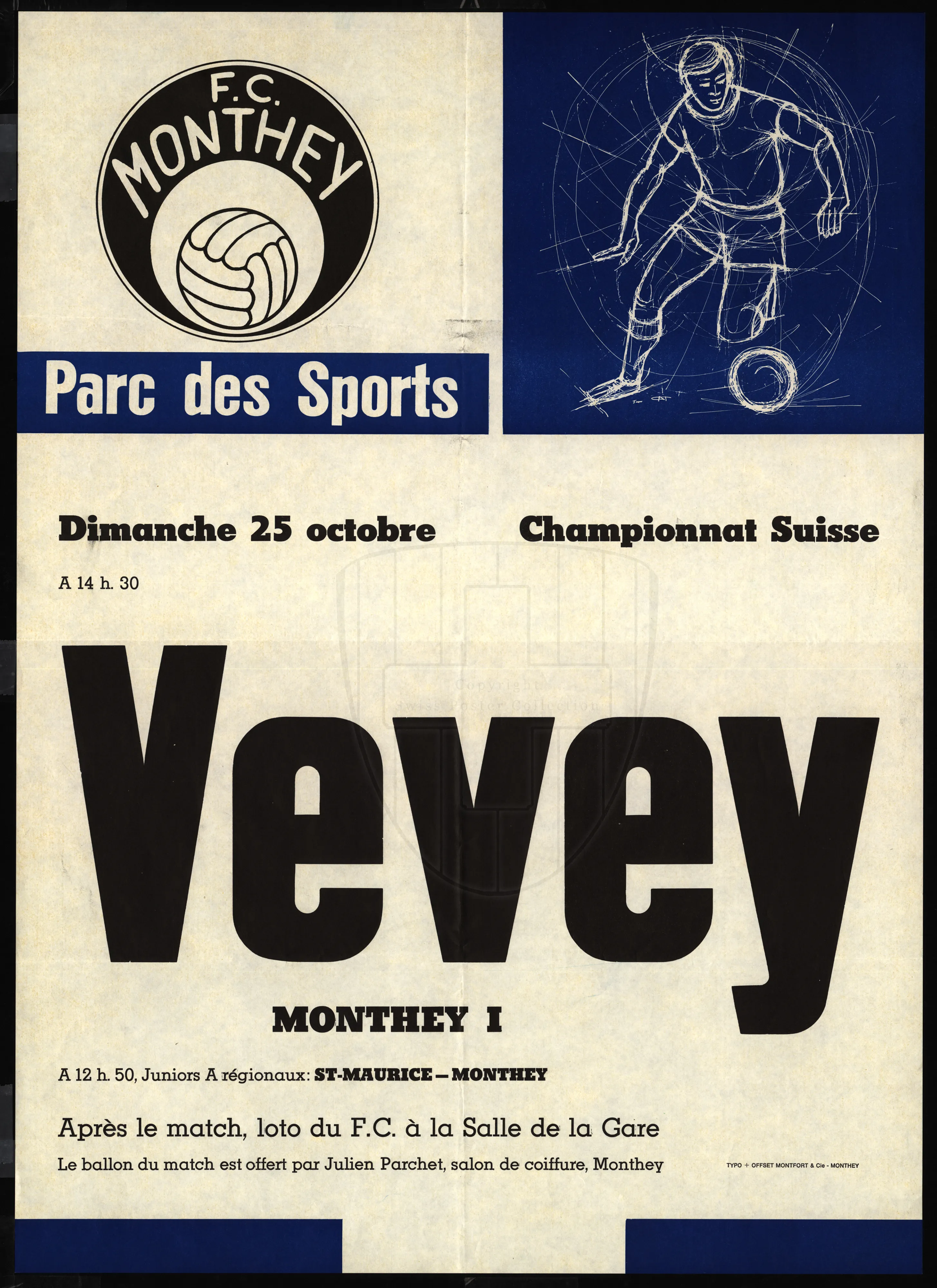 Parc des Sports, dimanche 25 octobre championnat suisse