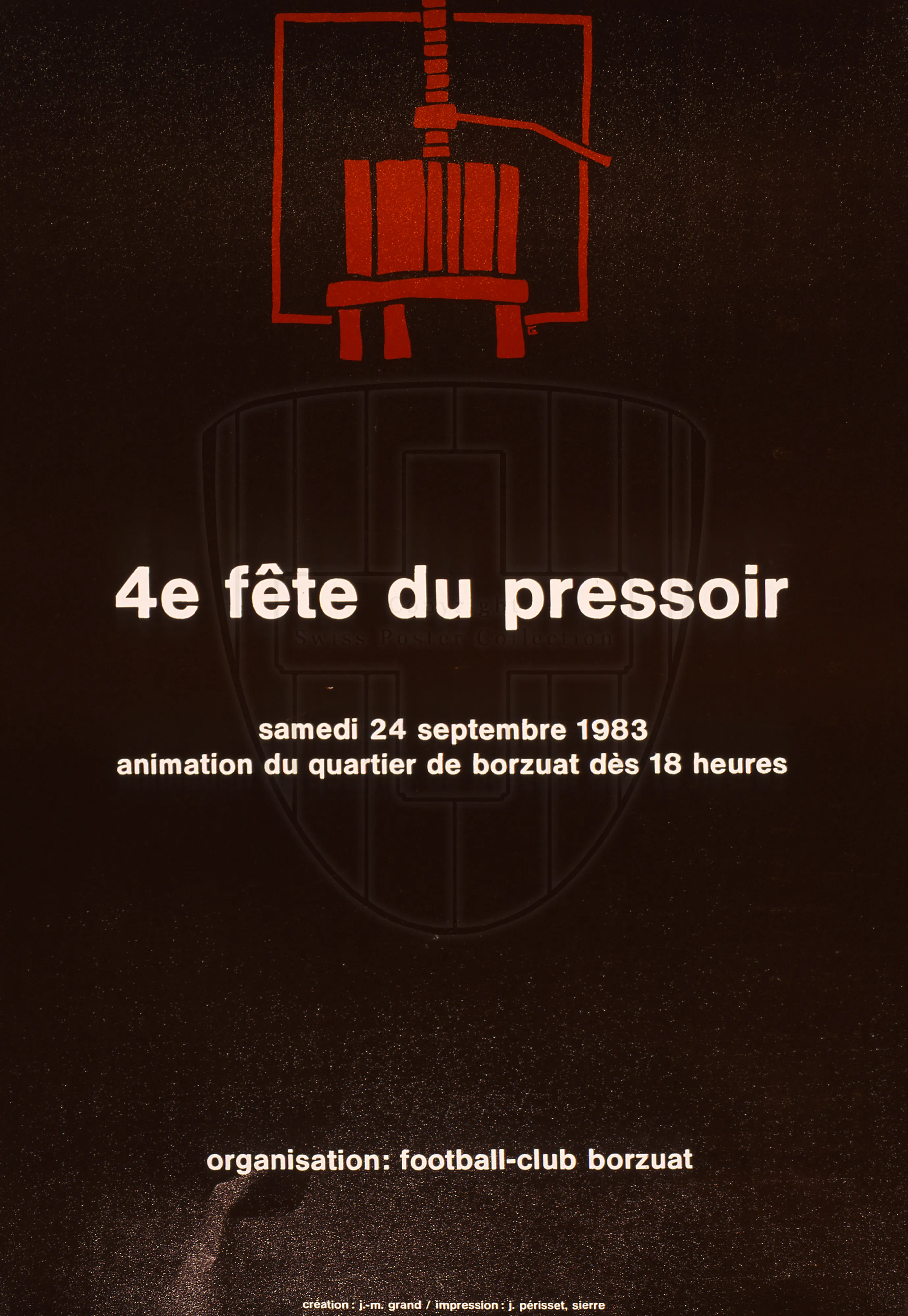 4e fête du pressoir, samedi 24 septembre 1983