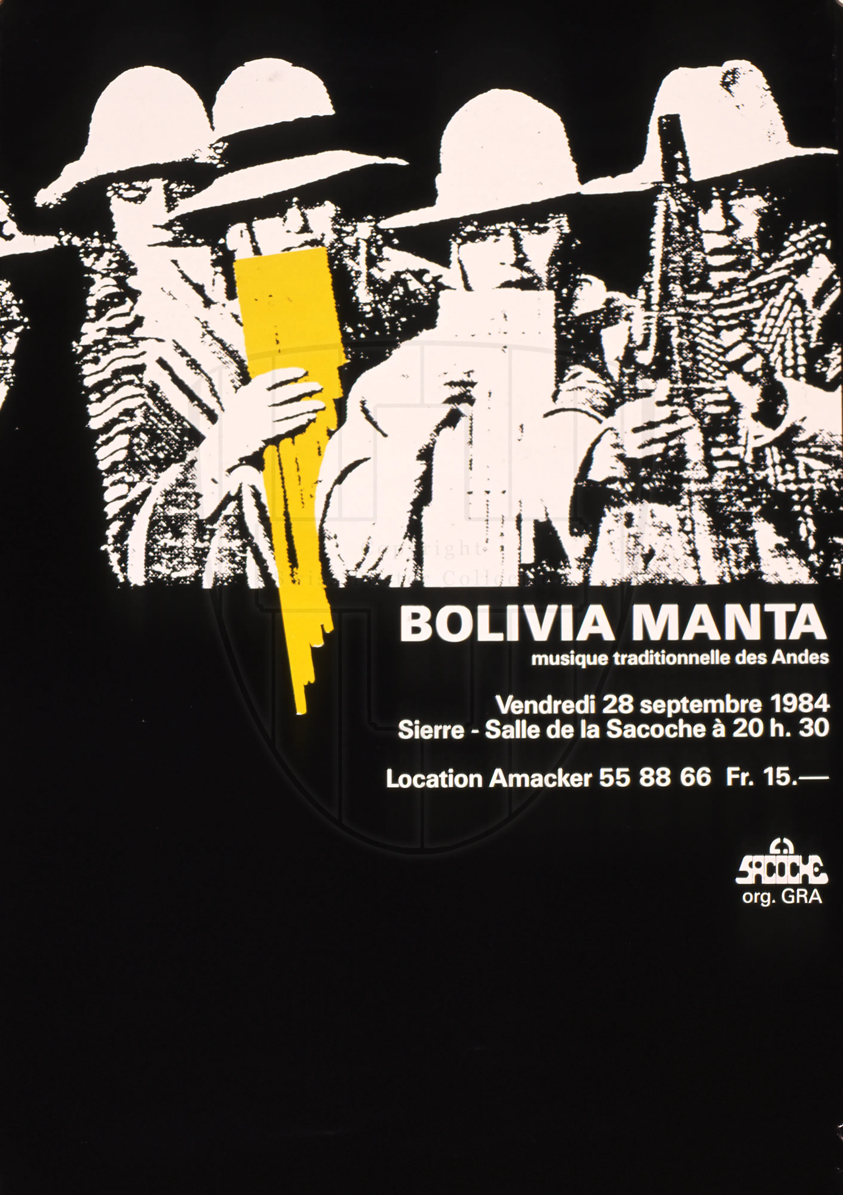 Bolivia manta, … 28 septembre 1984
