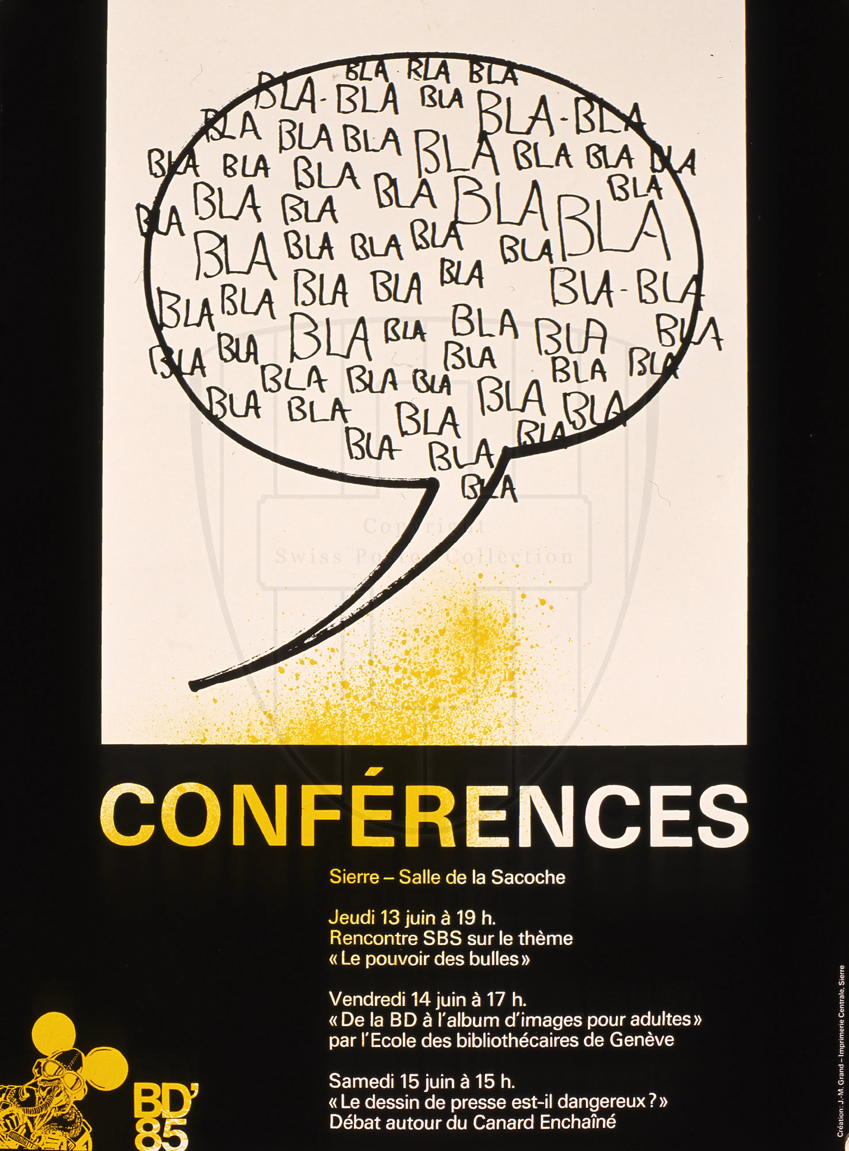 Conférences, Sierre – Salle de la Sacoche