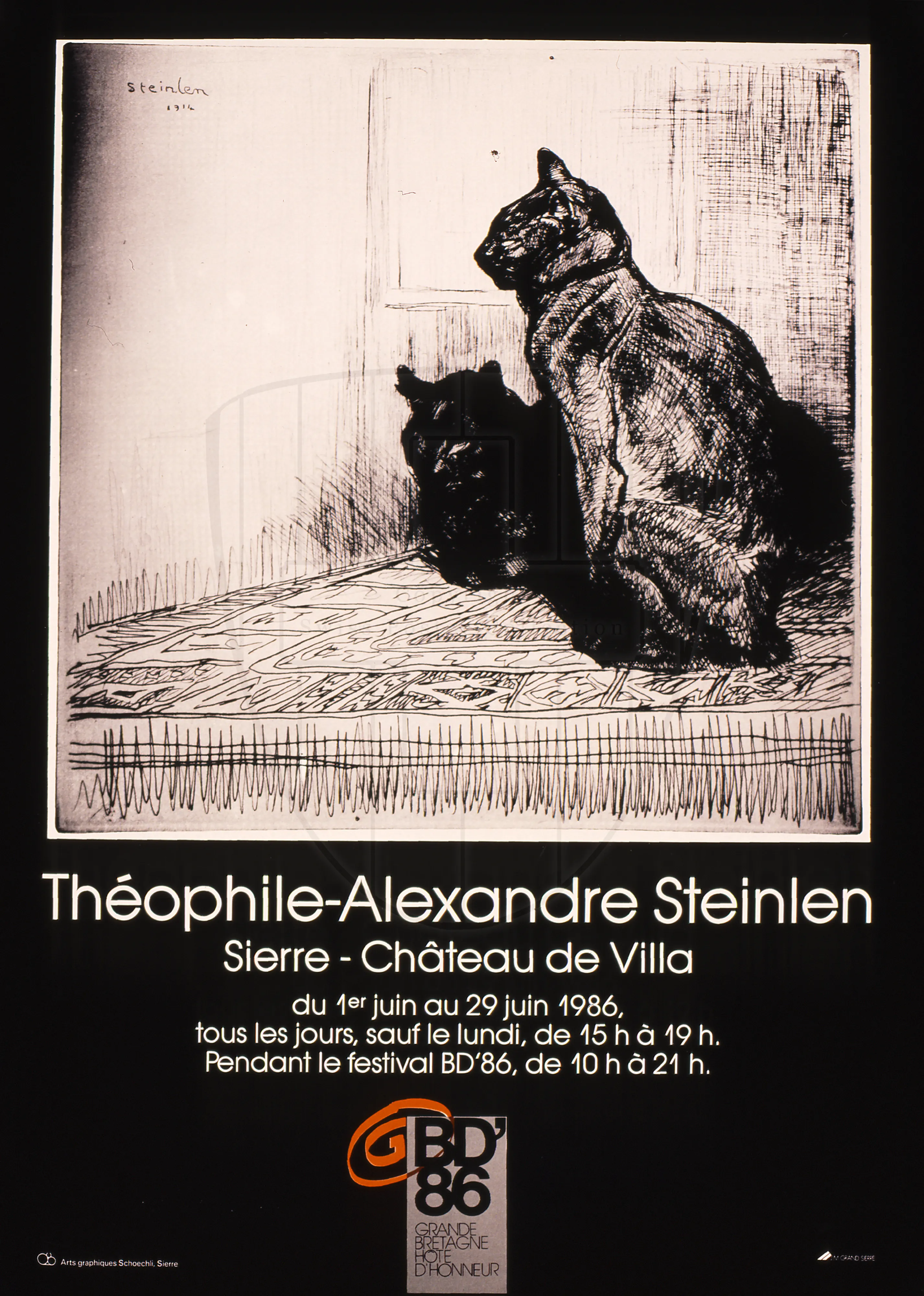 Théophile-Alexandre Steinlen, Sierre – Château de Villa