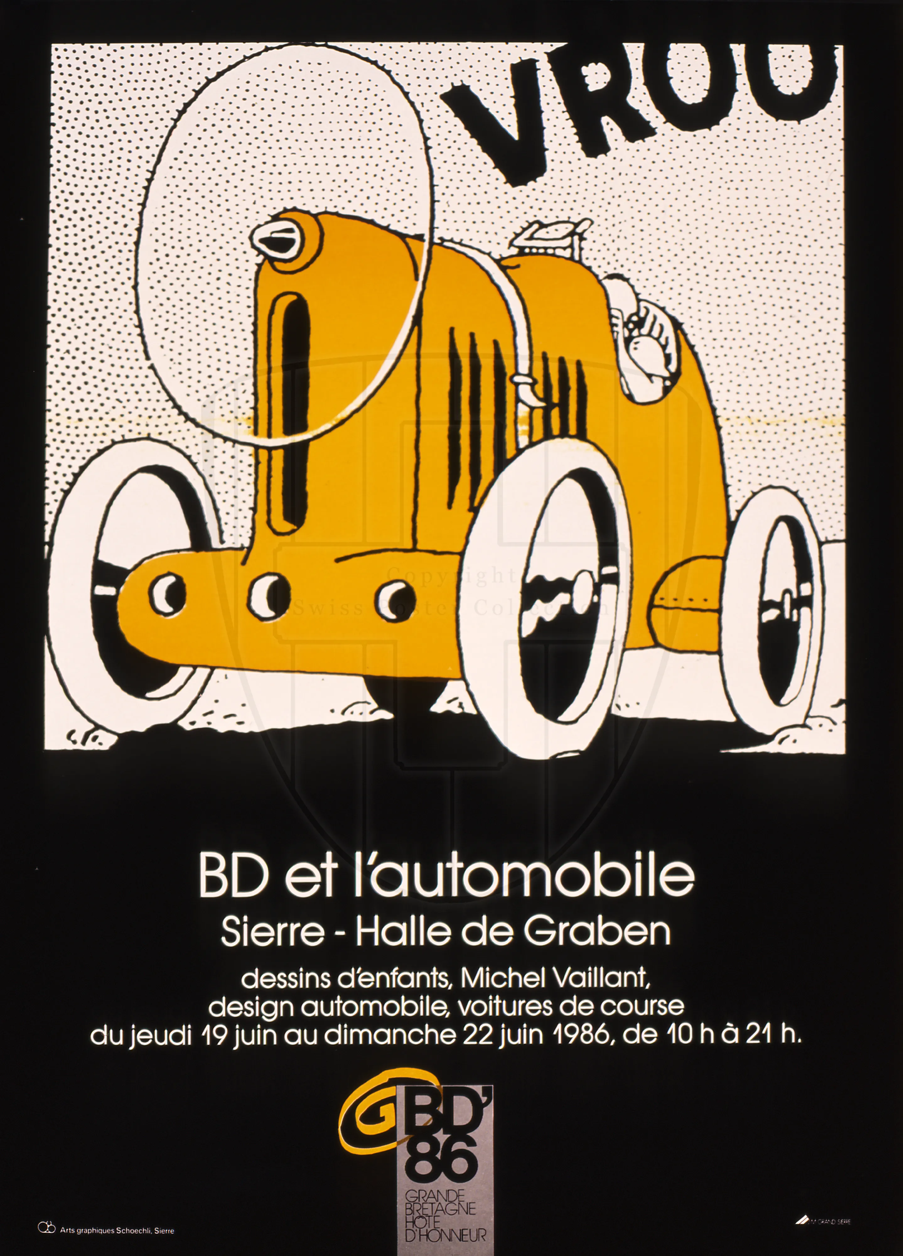 BD et l’automobile, Sierre – Halle de Graben