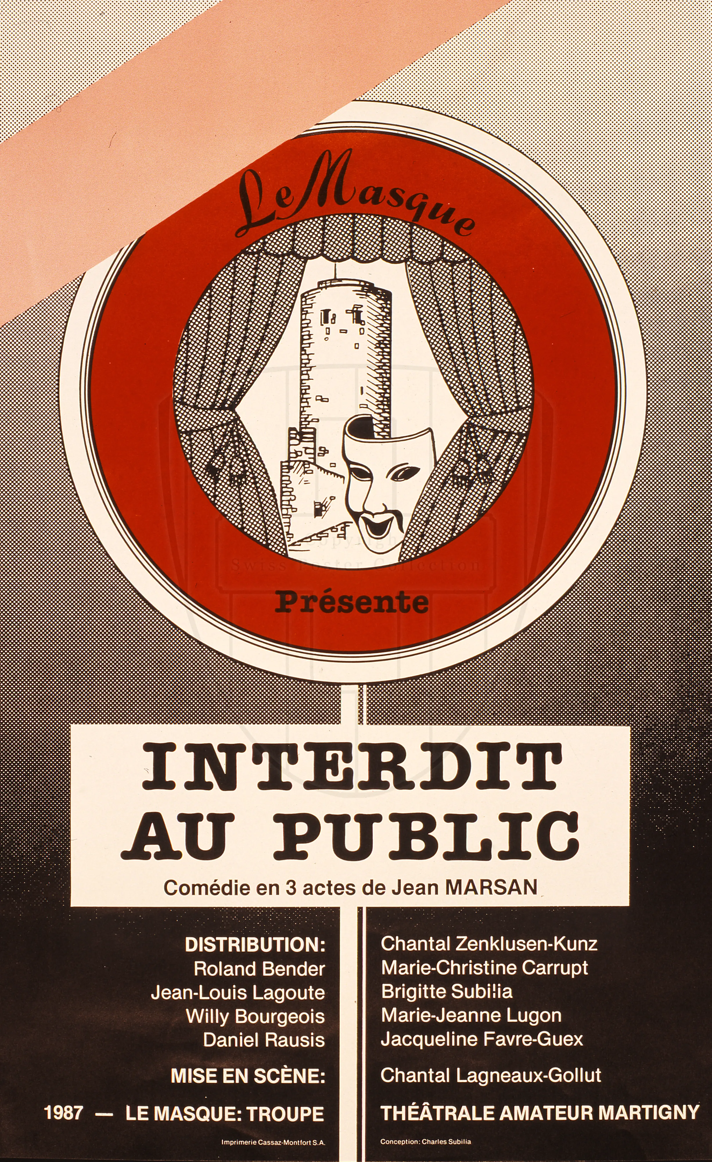 Le masque, présente