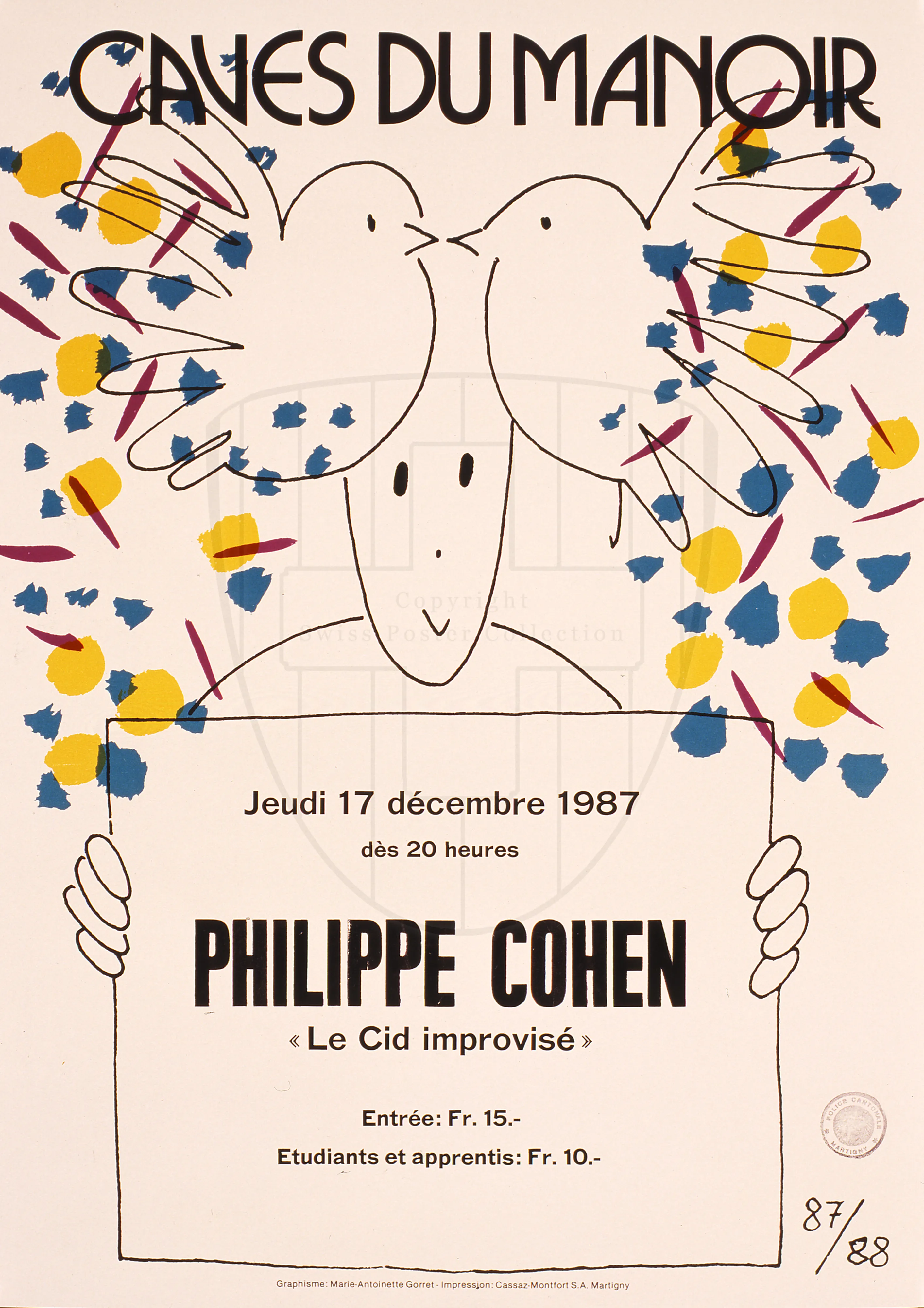 Caves du Manoir, 17 décembre 1987