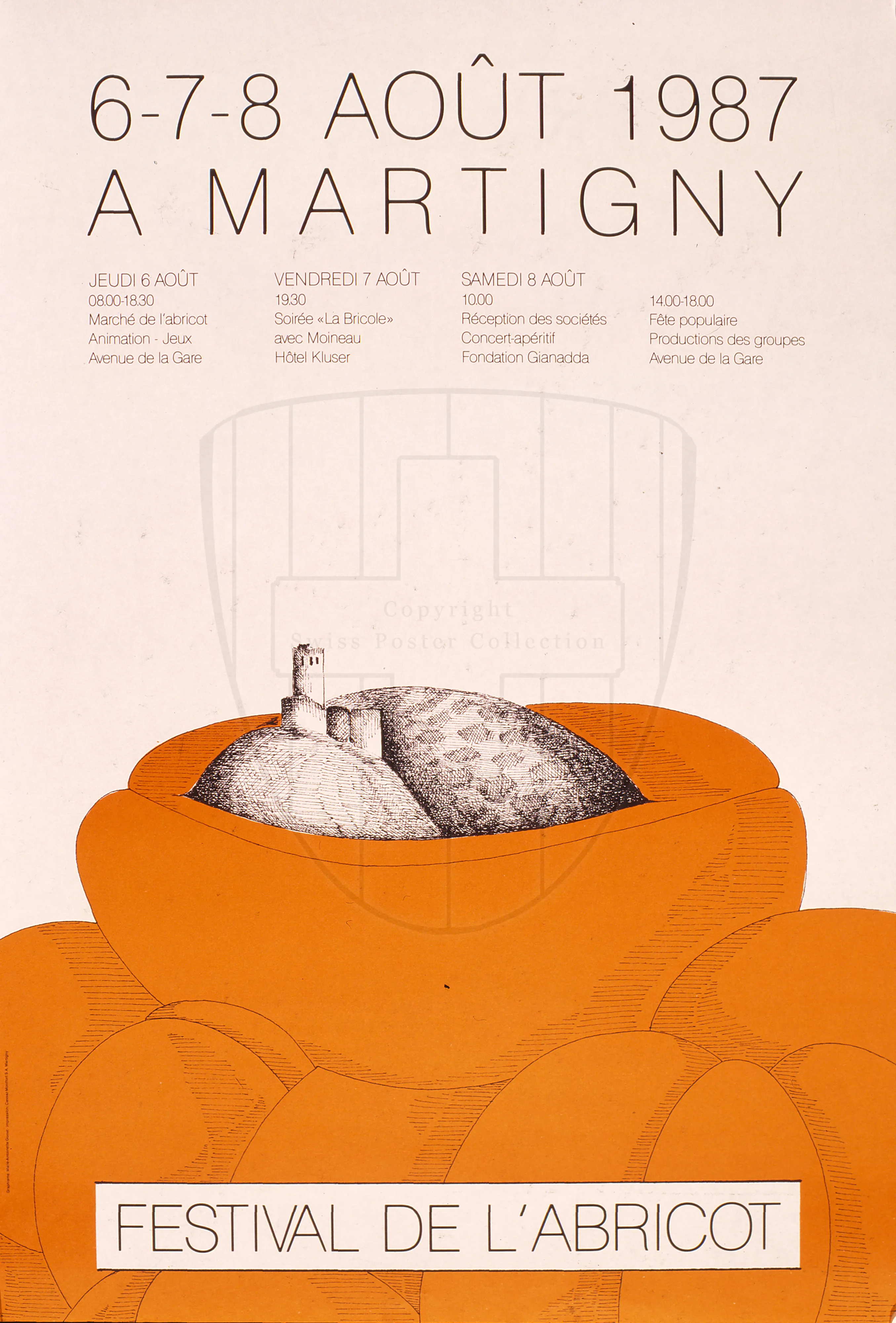 6-7-8 août 1987, à Martigny