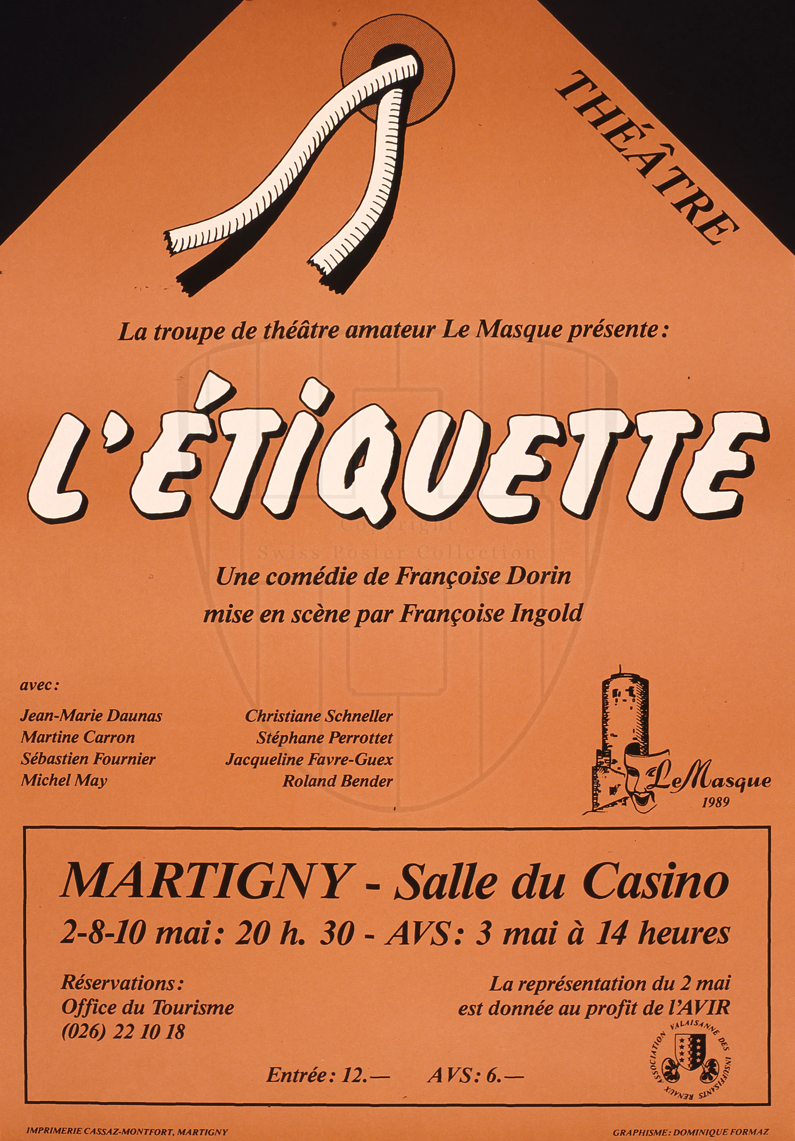 La troupe de théâtre amateur Le Masque présente:, L’Etiquette