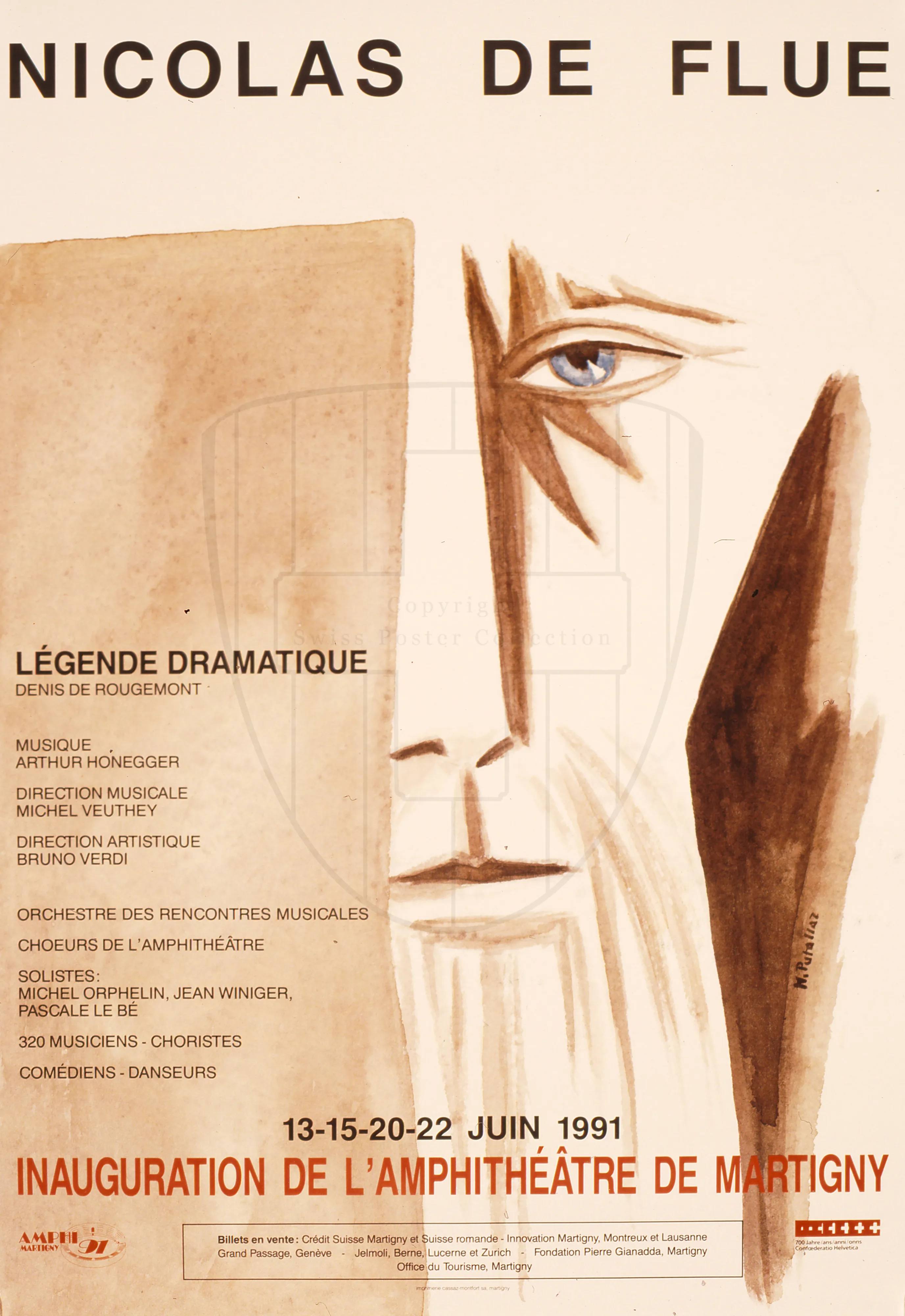 Nicolas de Flue, Légende dramatique