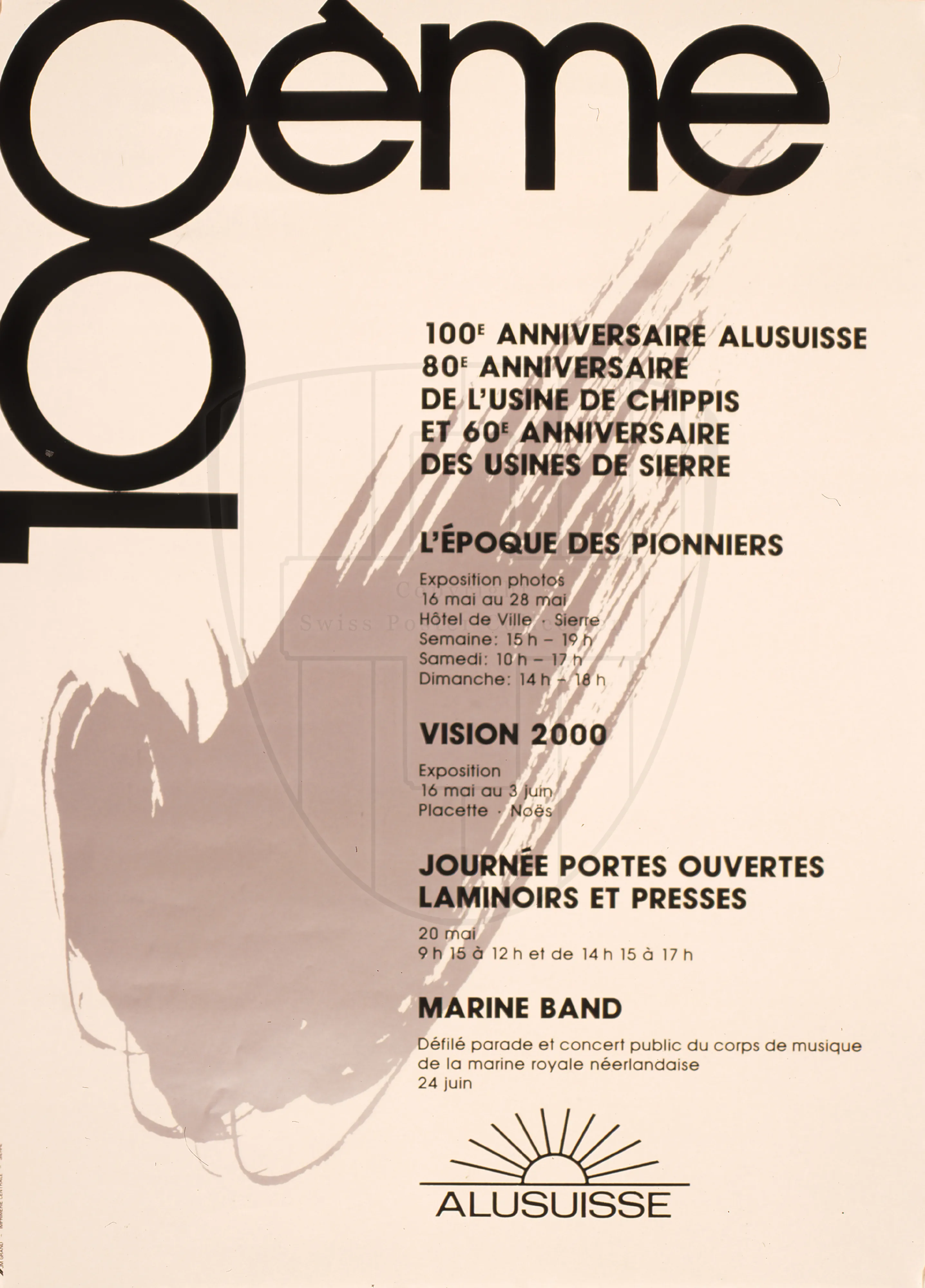 100e anniversaire alussuisse, 80e anniversaire