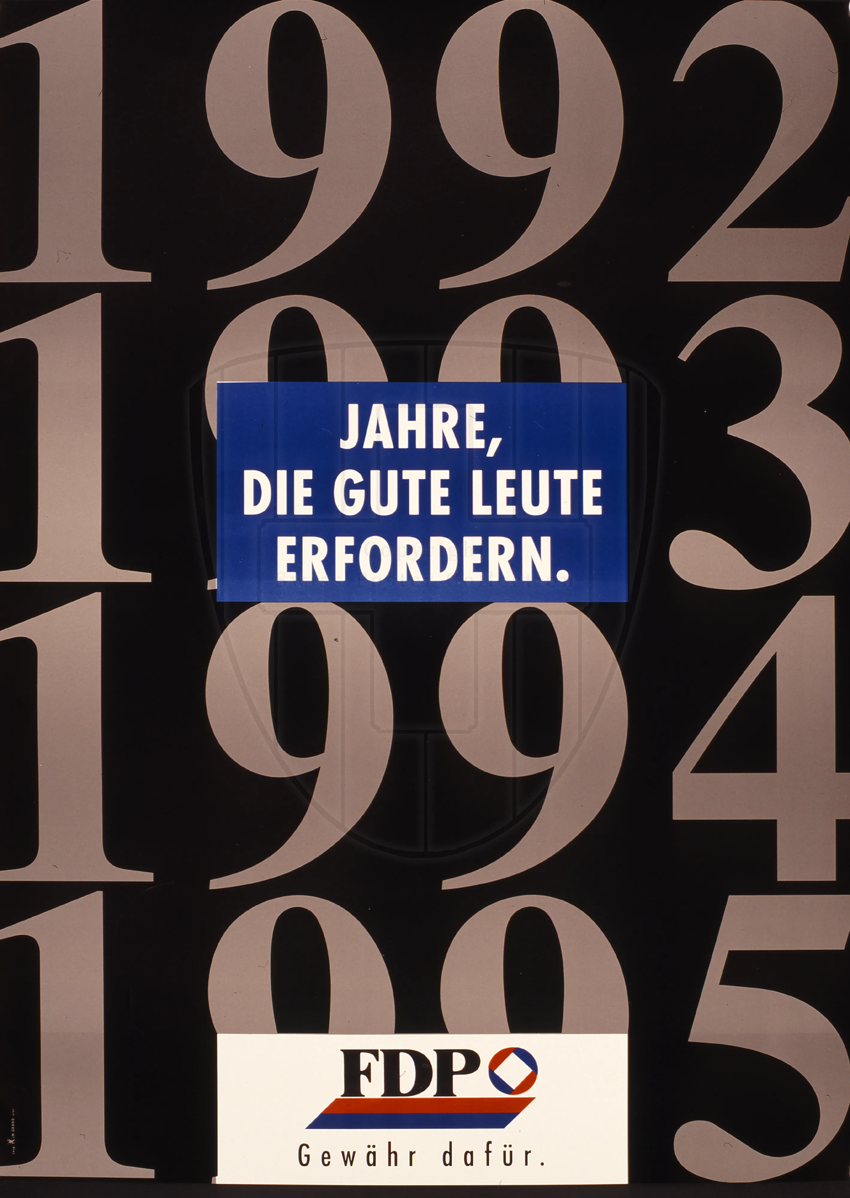 Jahre, die gute Leute erfordern.