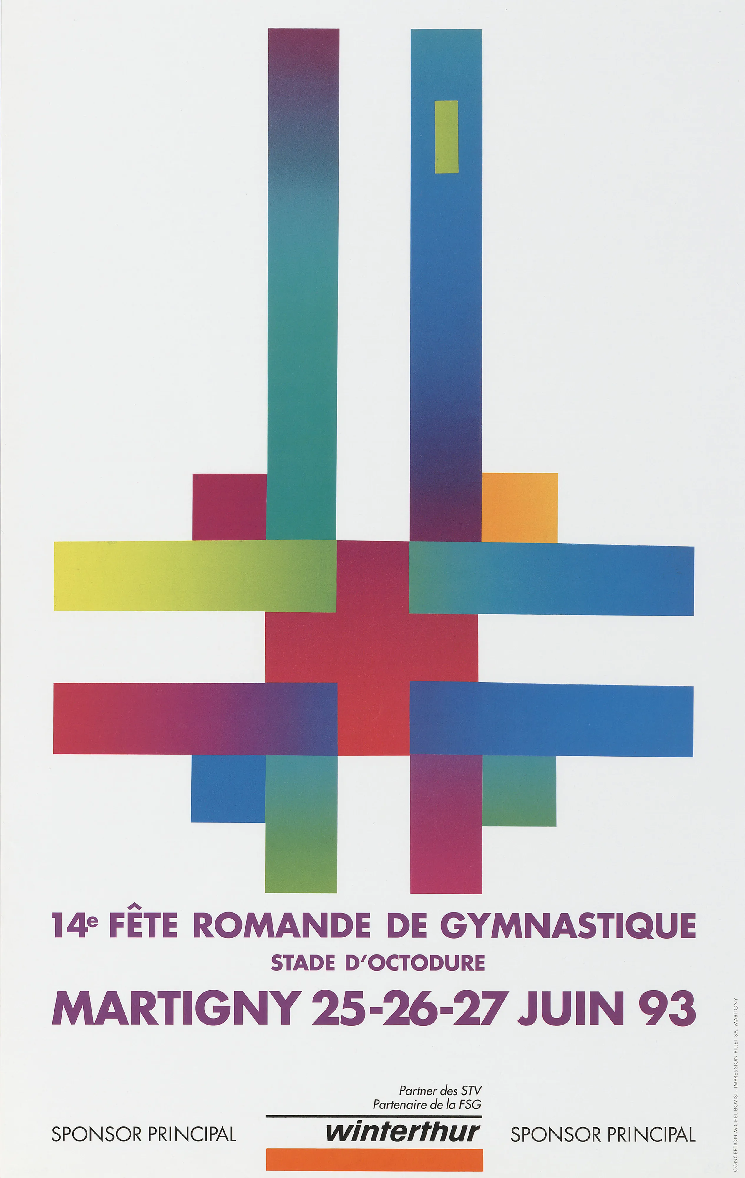 14e Fête romande de gymnastique, stade d’Octodure