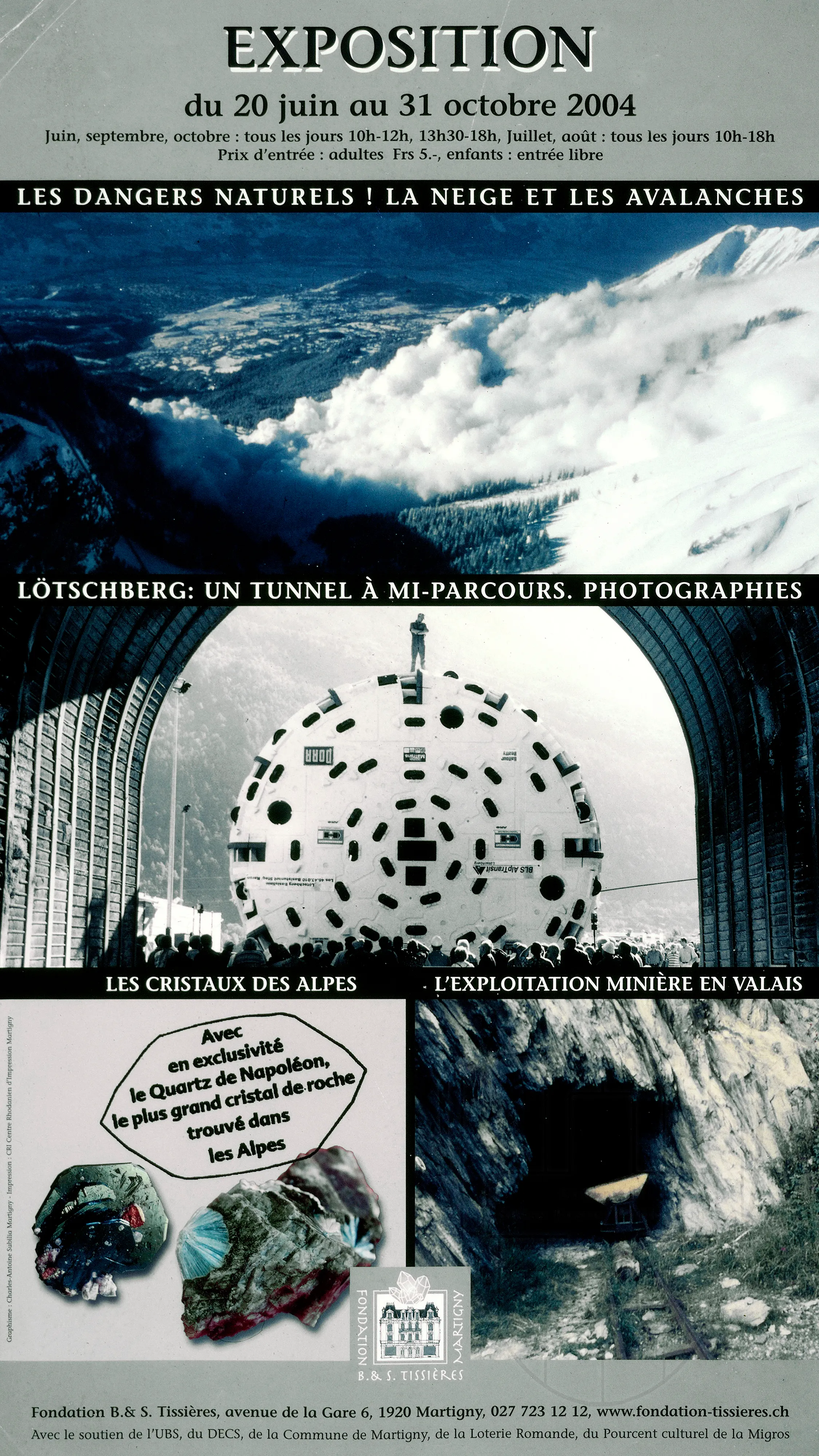 Exposition. Les dangers naturels!