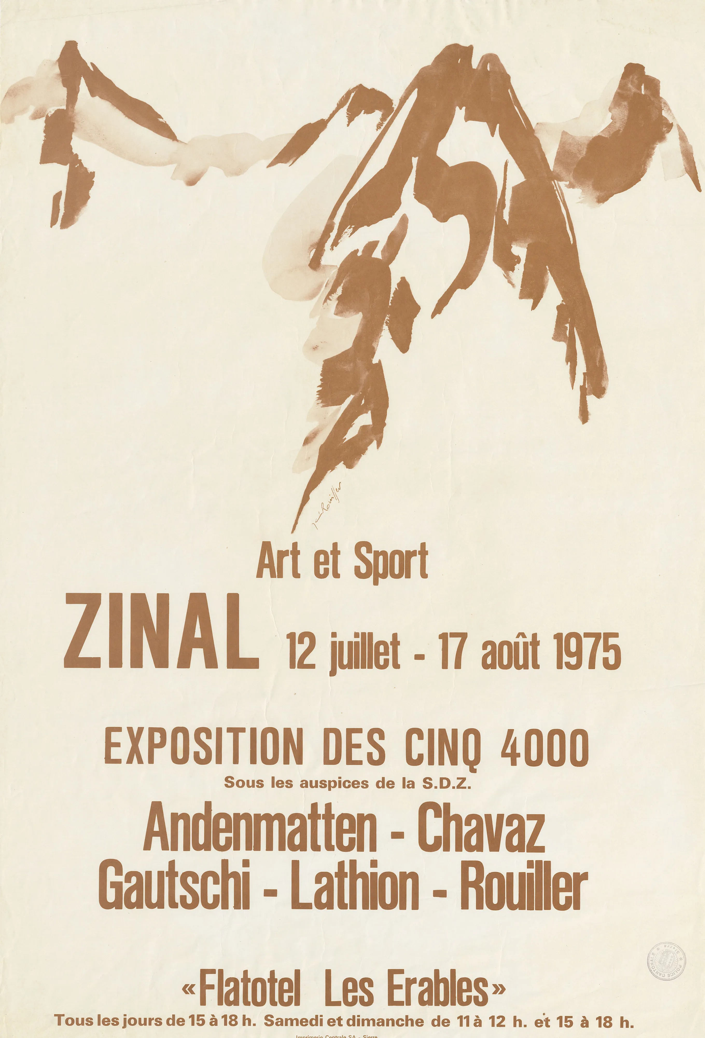 Art et sport, Zinal