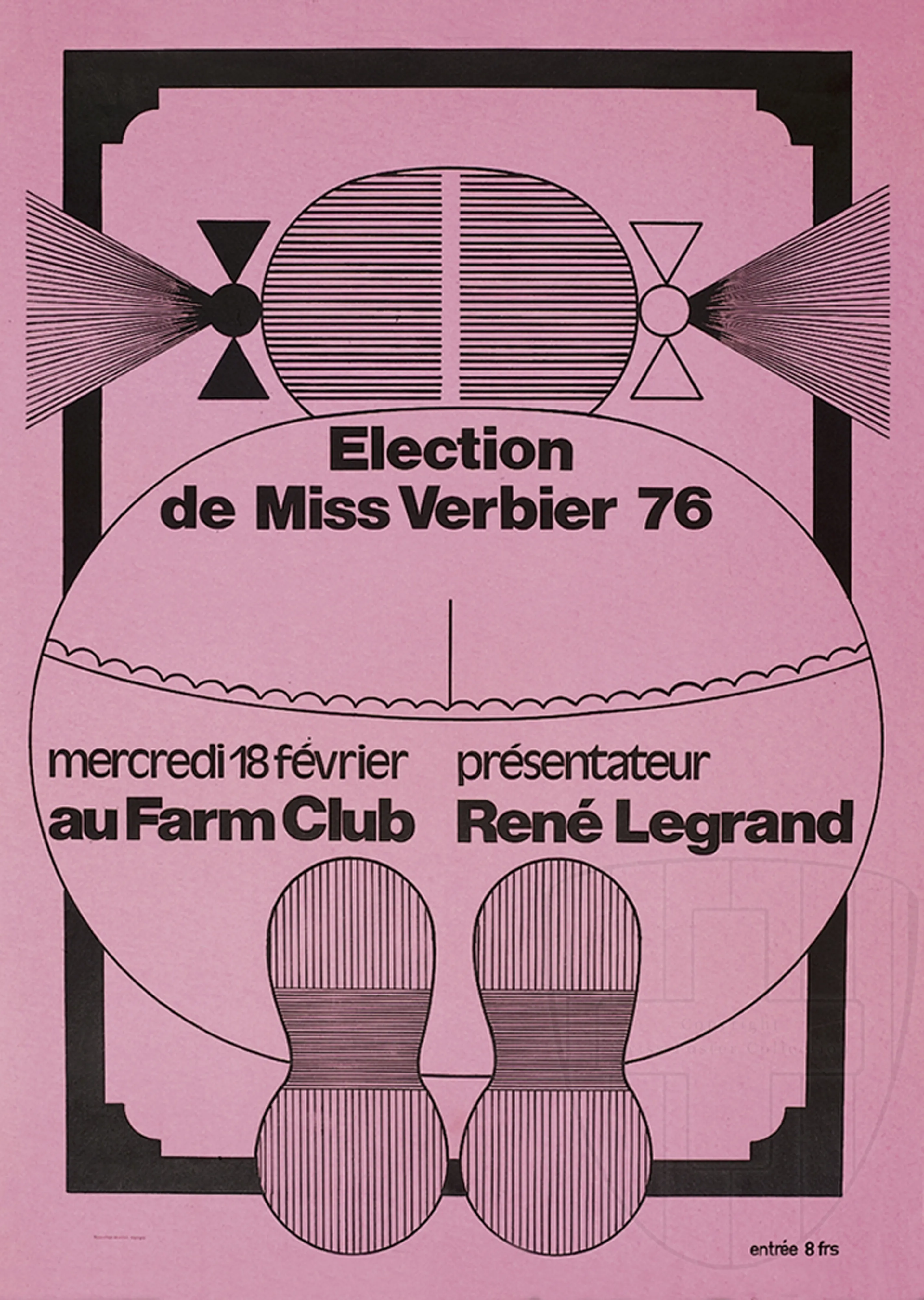 Election de Miss Verbier 76, au Farm Club