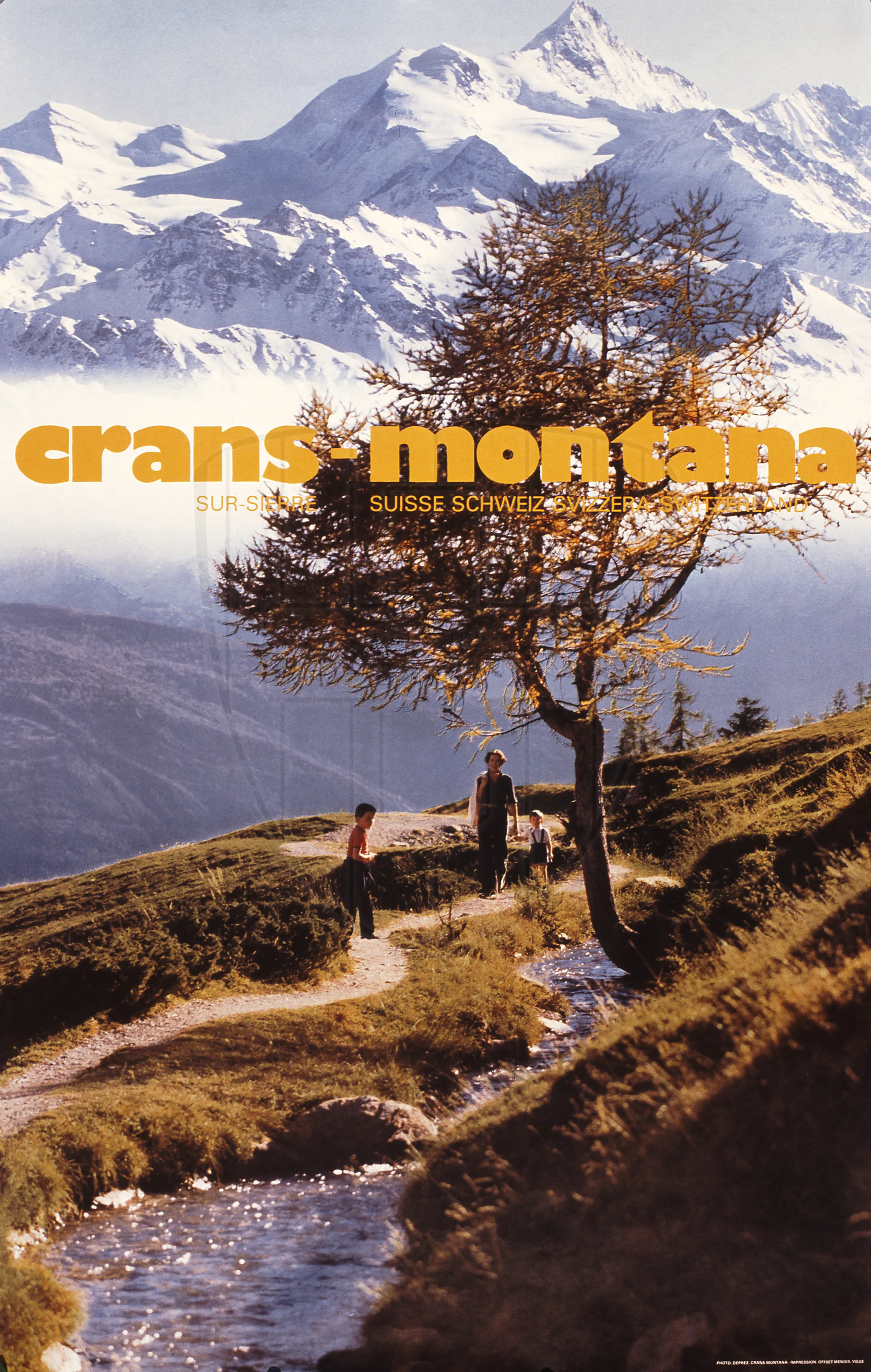 Crans-Montana, sur-Sierre Suisse Schweiz Svizzera Switzerland