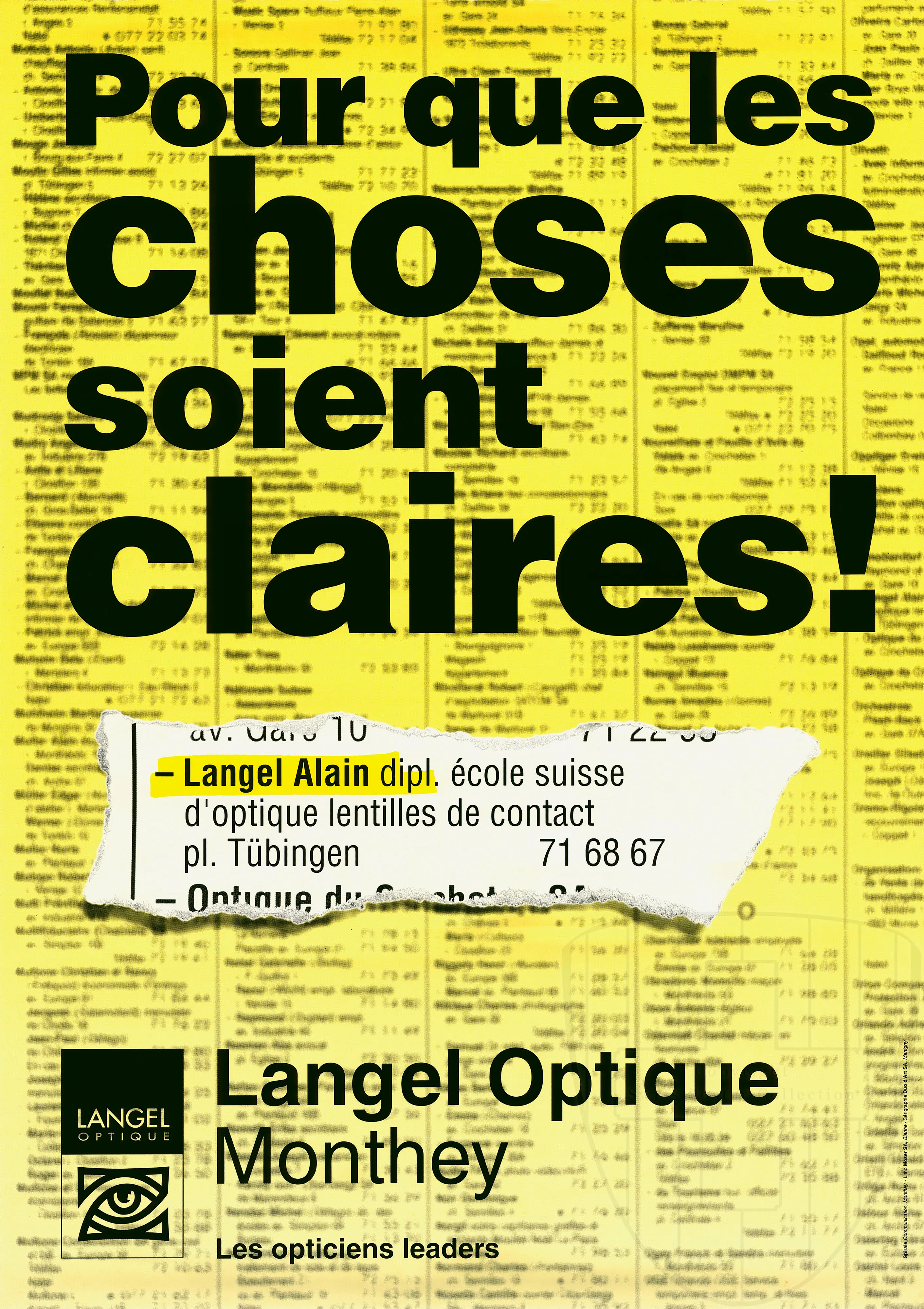 Pour que les choses soient claires!