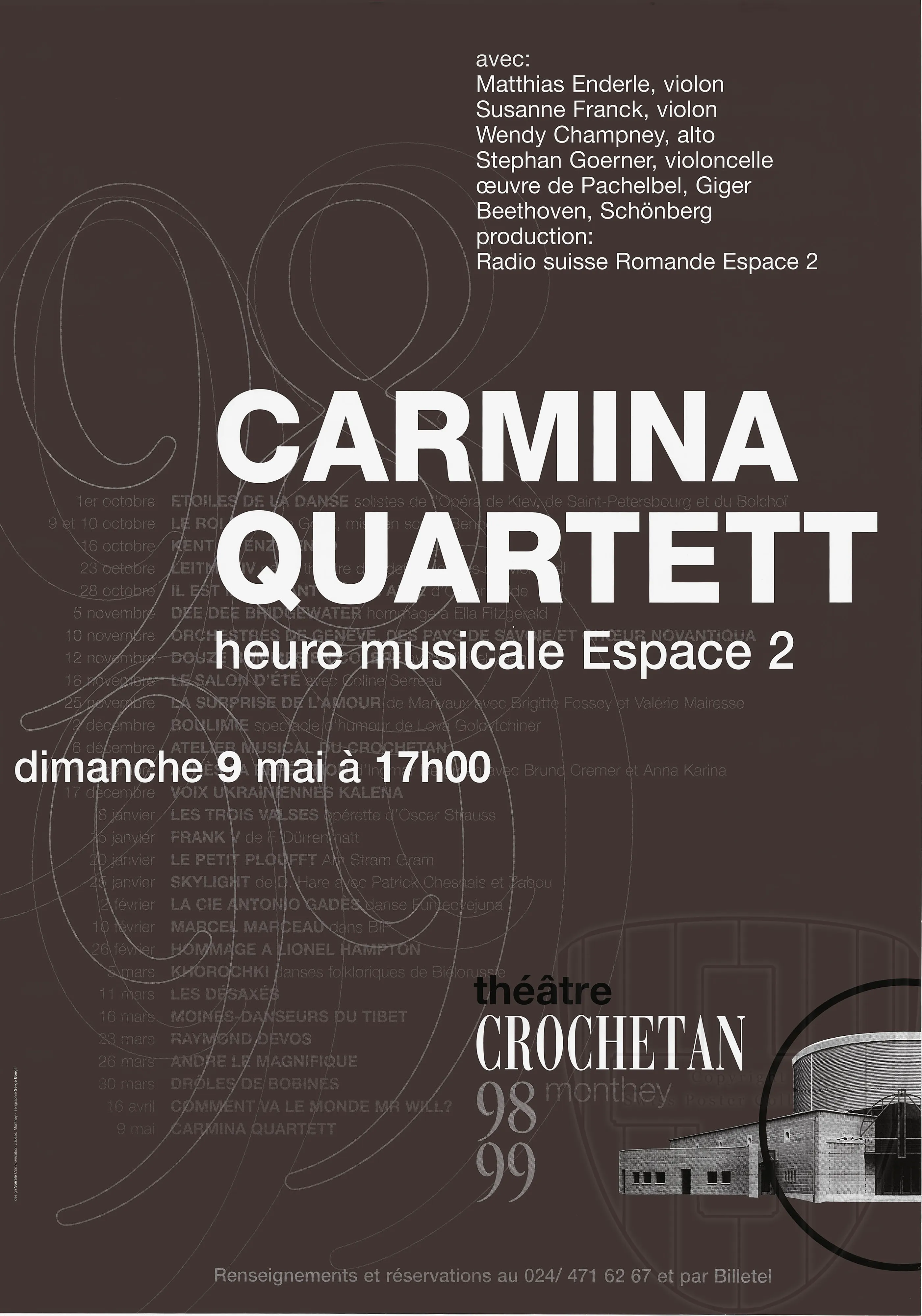 Carmina Quartet, avec Matthias Enderle violon