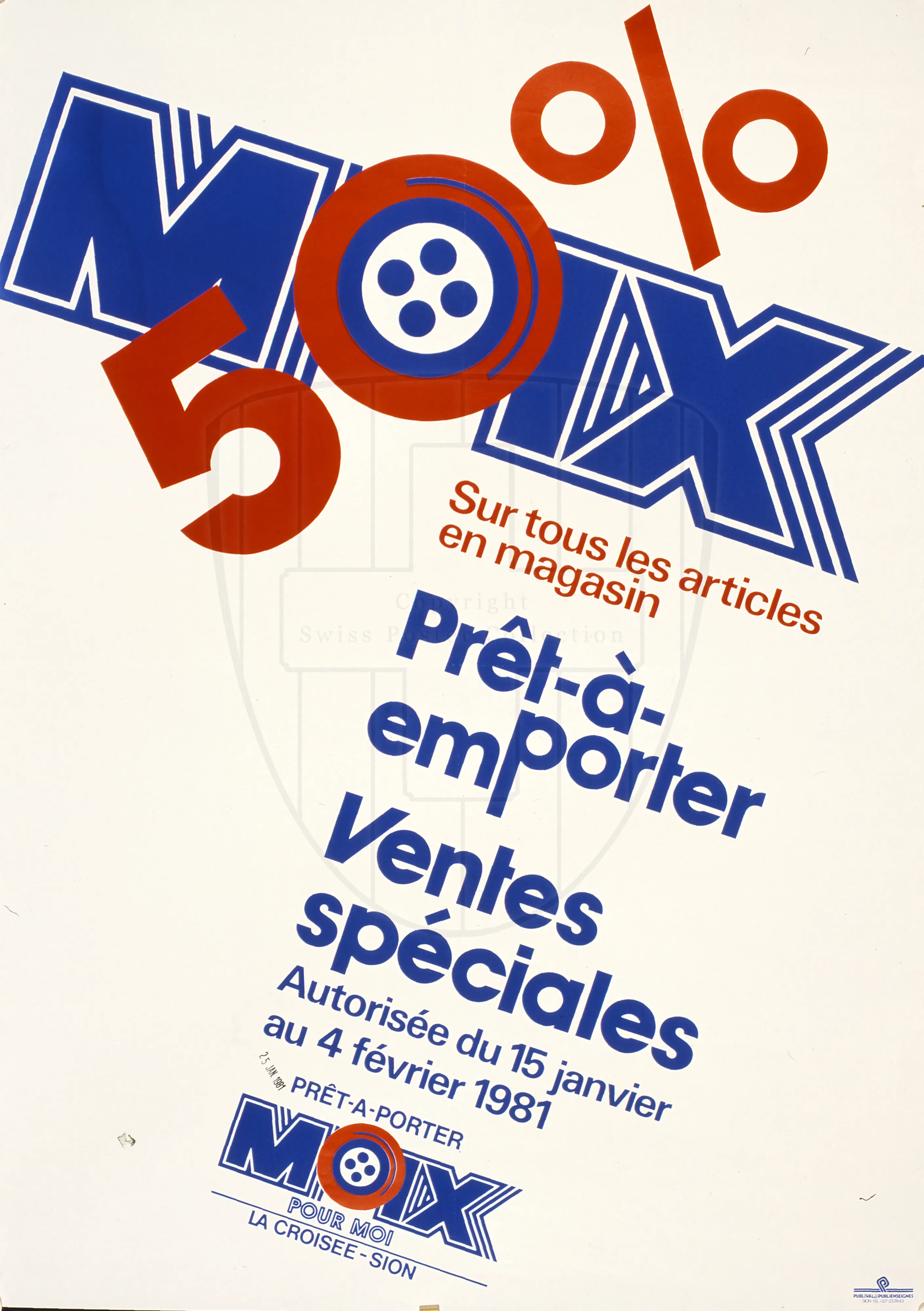 Moix 50%, sur tous les articles