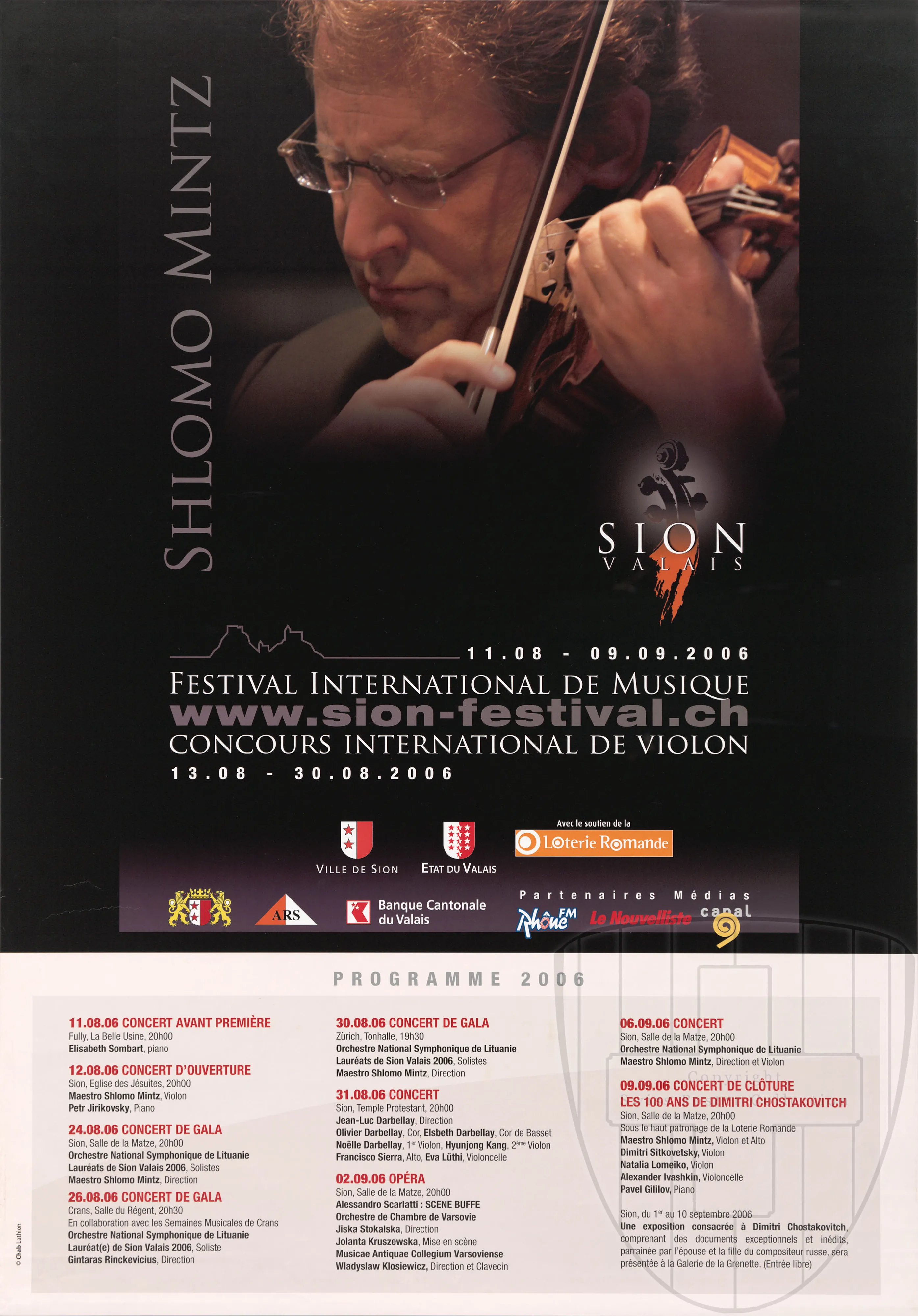 Shlomo Mintz. Festival international de musique