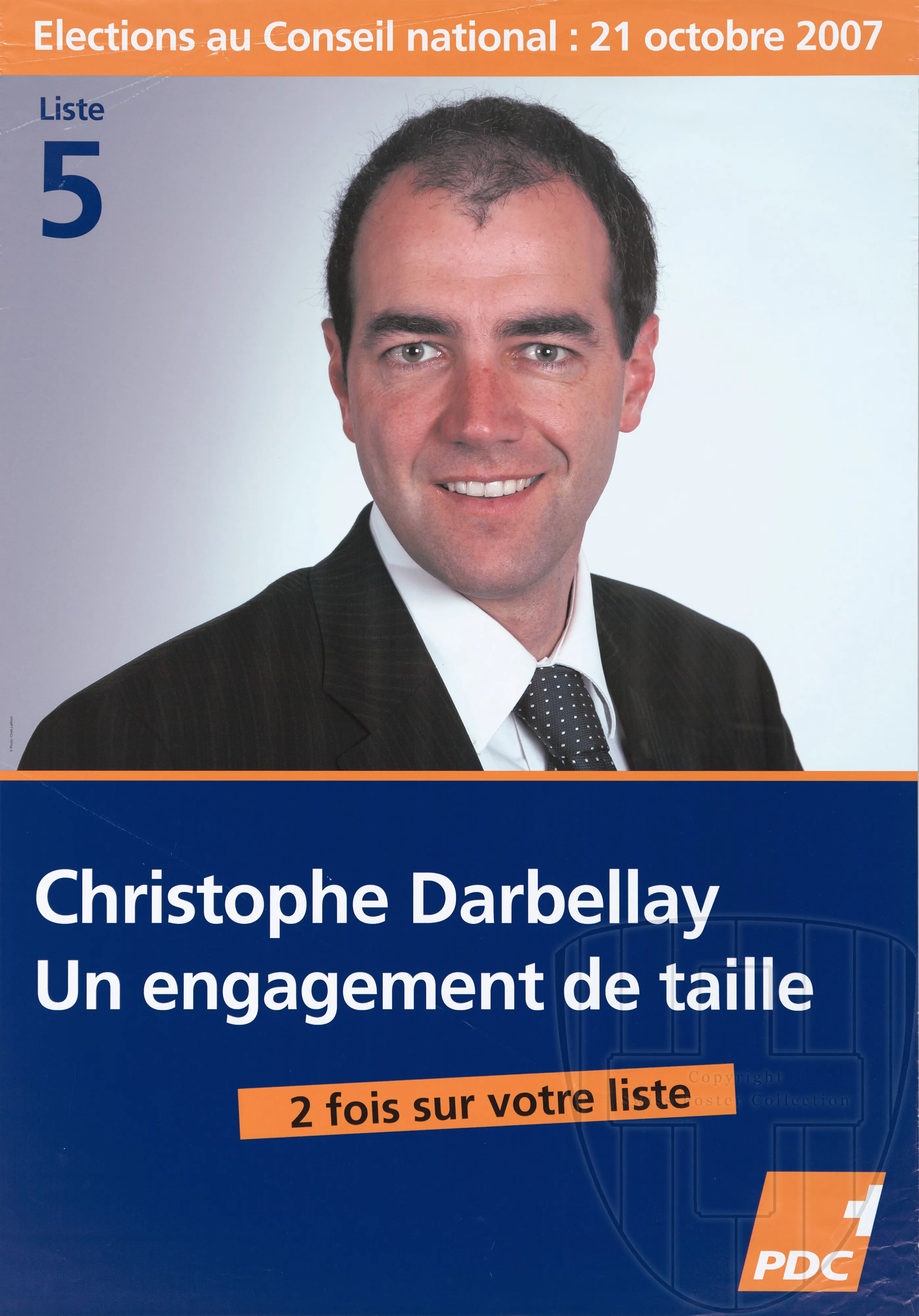 Christophe Darbellay. Un engagement de taille