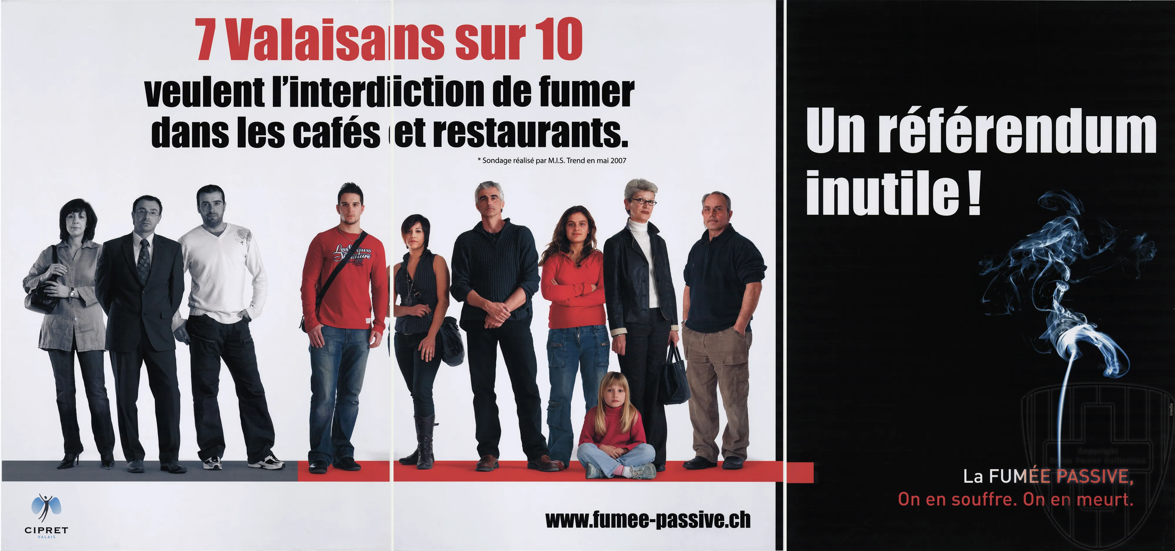 7 Valaisans sur 10 veulent l'interdiction de fumer dans les cafés et restaurants