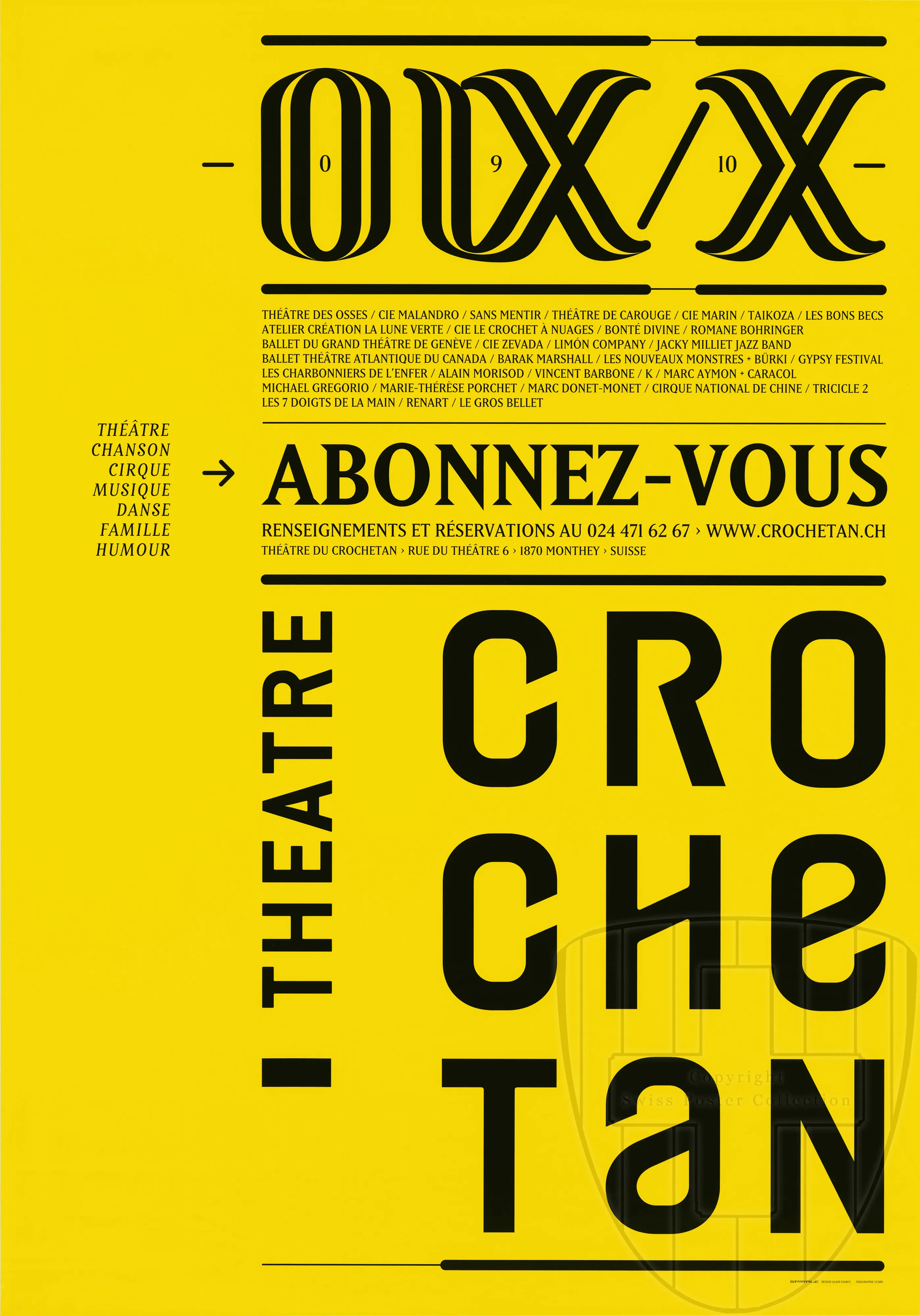 Abonnez-vous. Théâtre Crochetan