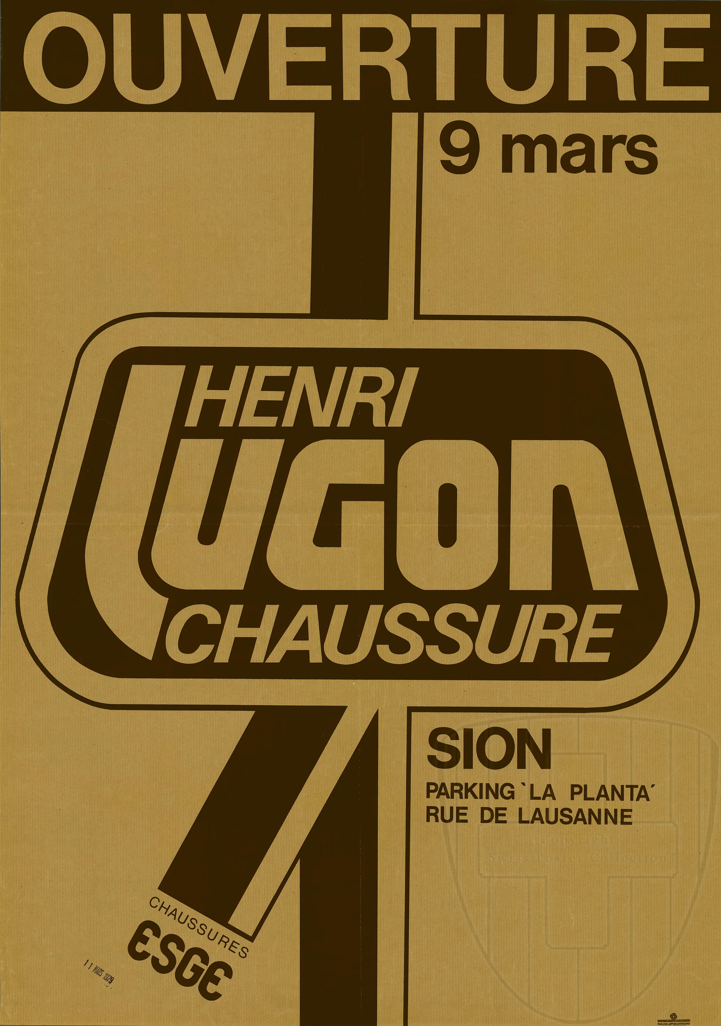 Ouverture 9 mars, Henri Lugon
