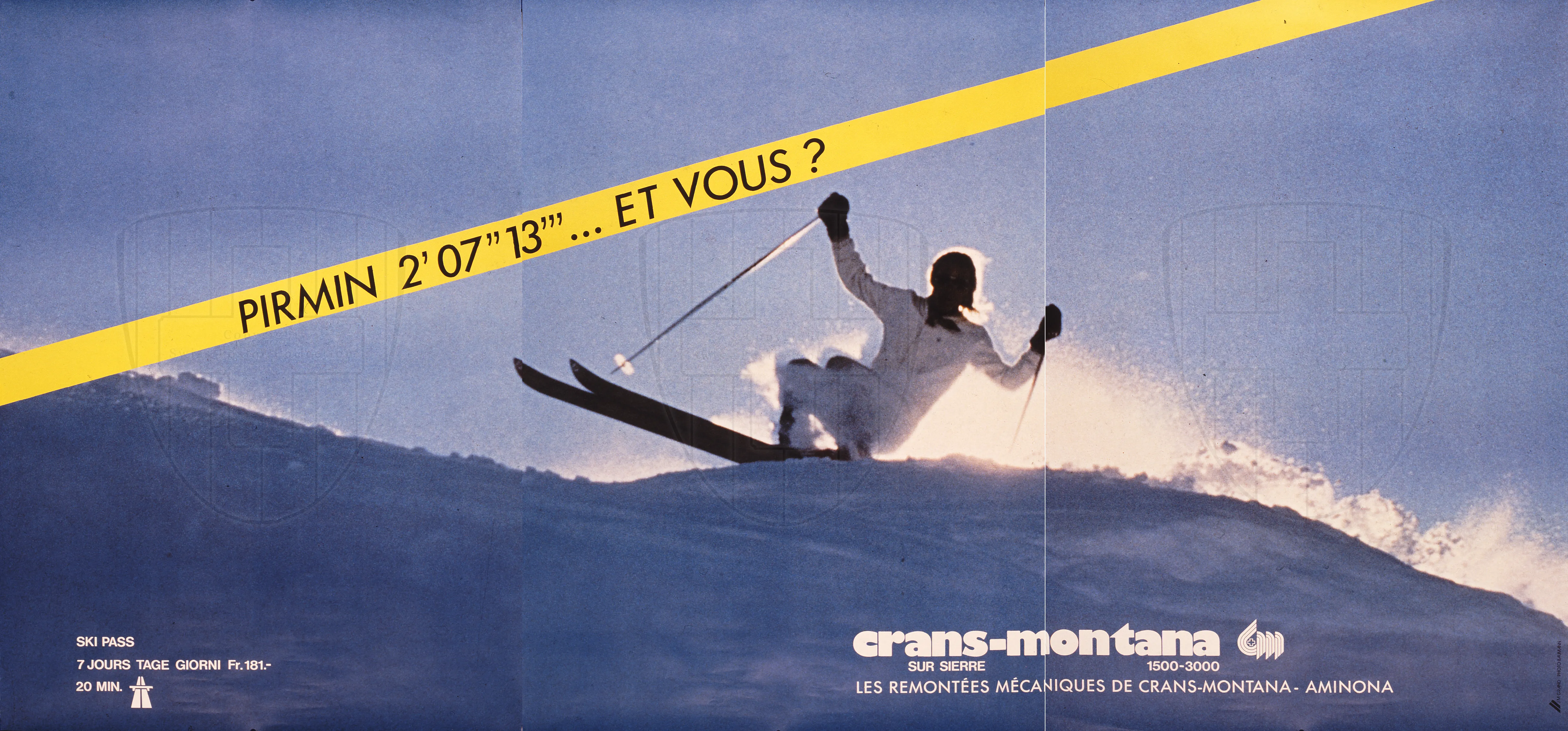 Pirmin 2’07 »13 »’ … et vous, Crans-Montana