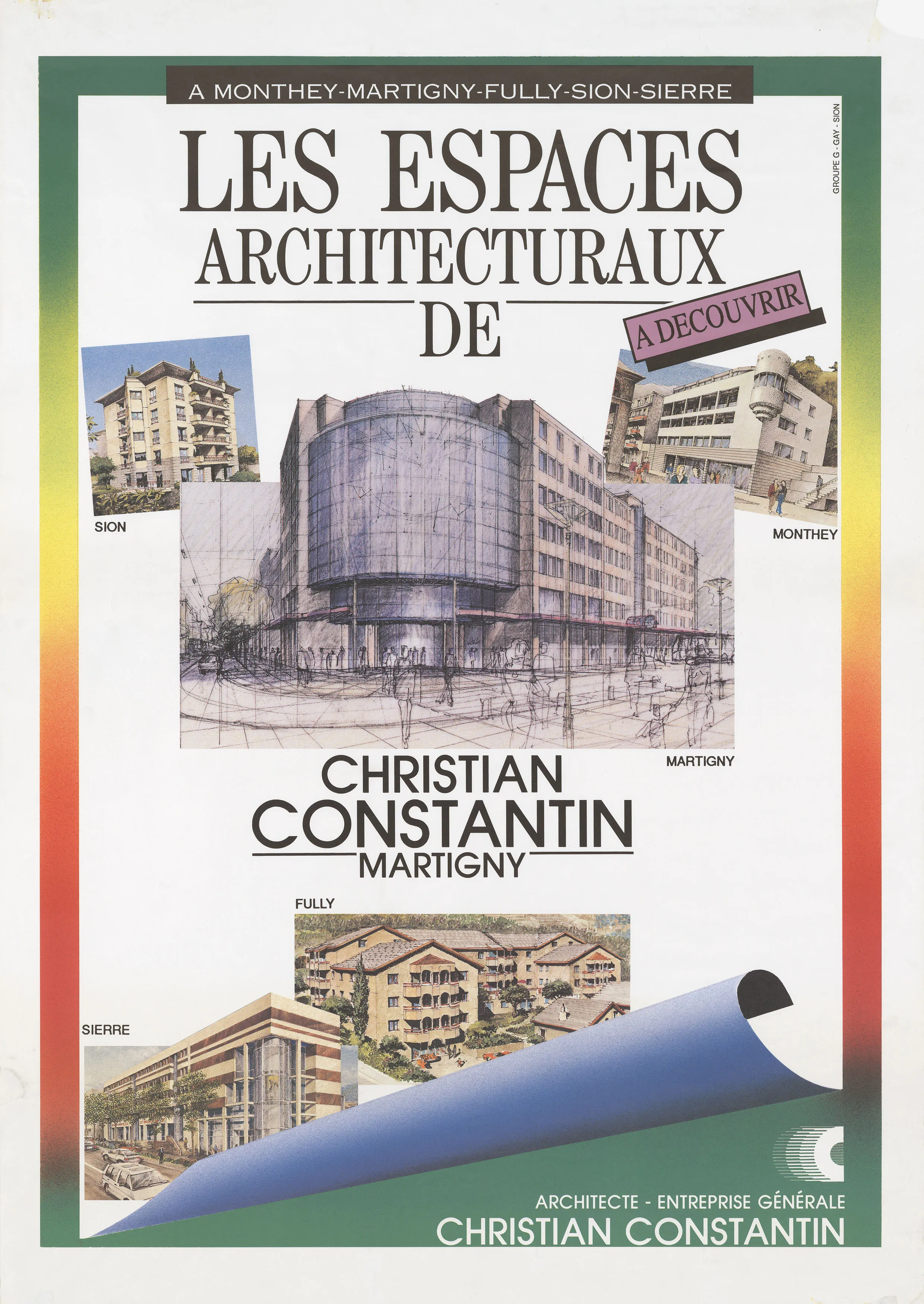 A Monthey-Martigny-Fully-Sion-Sierre, Les espaces