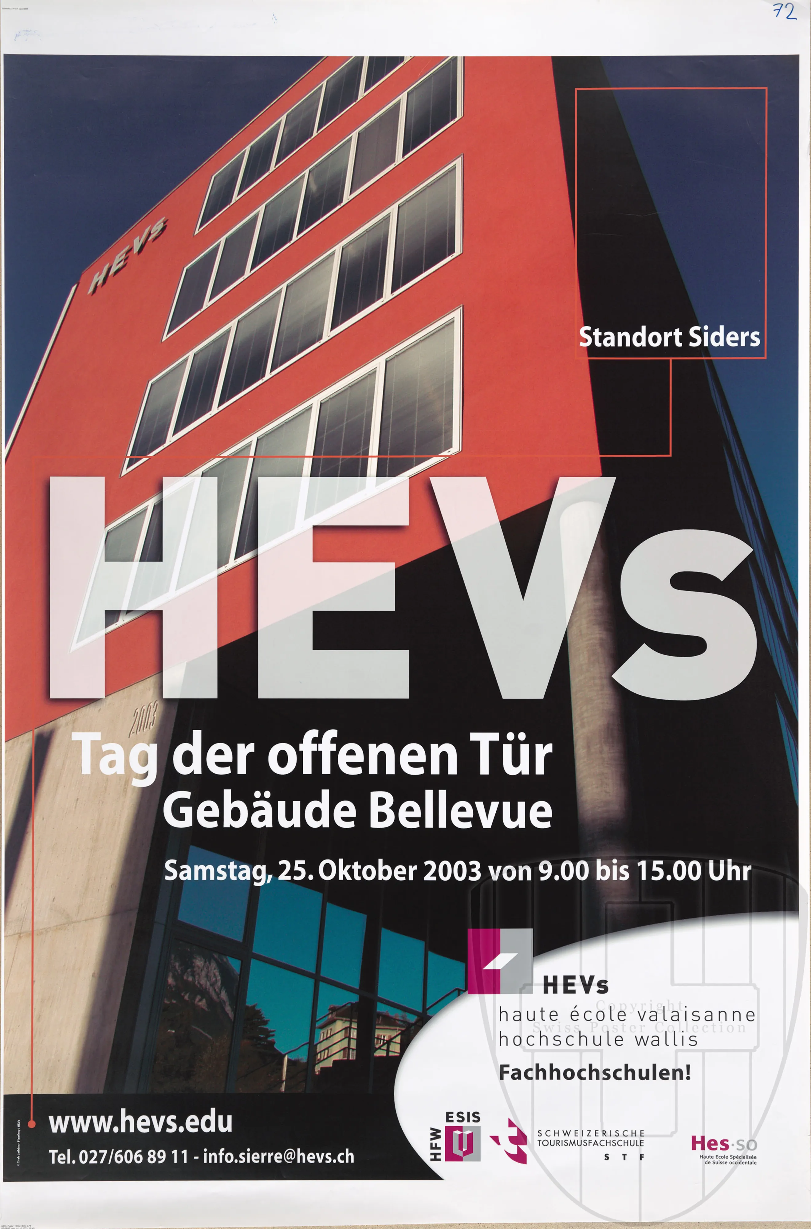 Standort Siders. HEVs. Tag der offenen Tür. Gebäude Bellevue